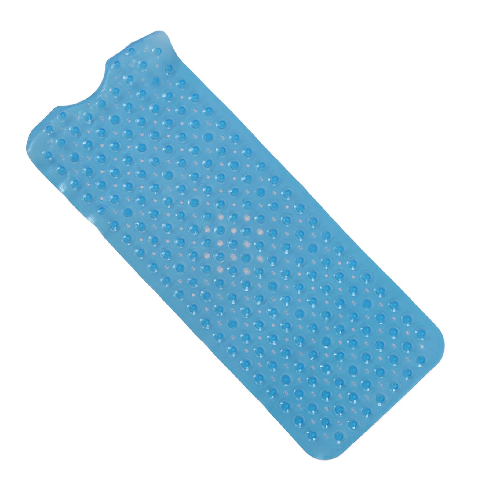Bath Mat Mat PVC Anti Slip Mat for Bathroom Kitchen Hotel Toilet Shower Room 100x40cmBlue - Image 2