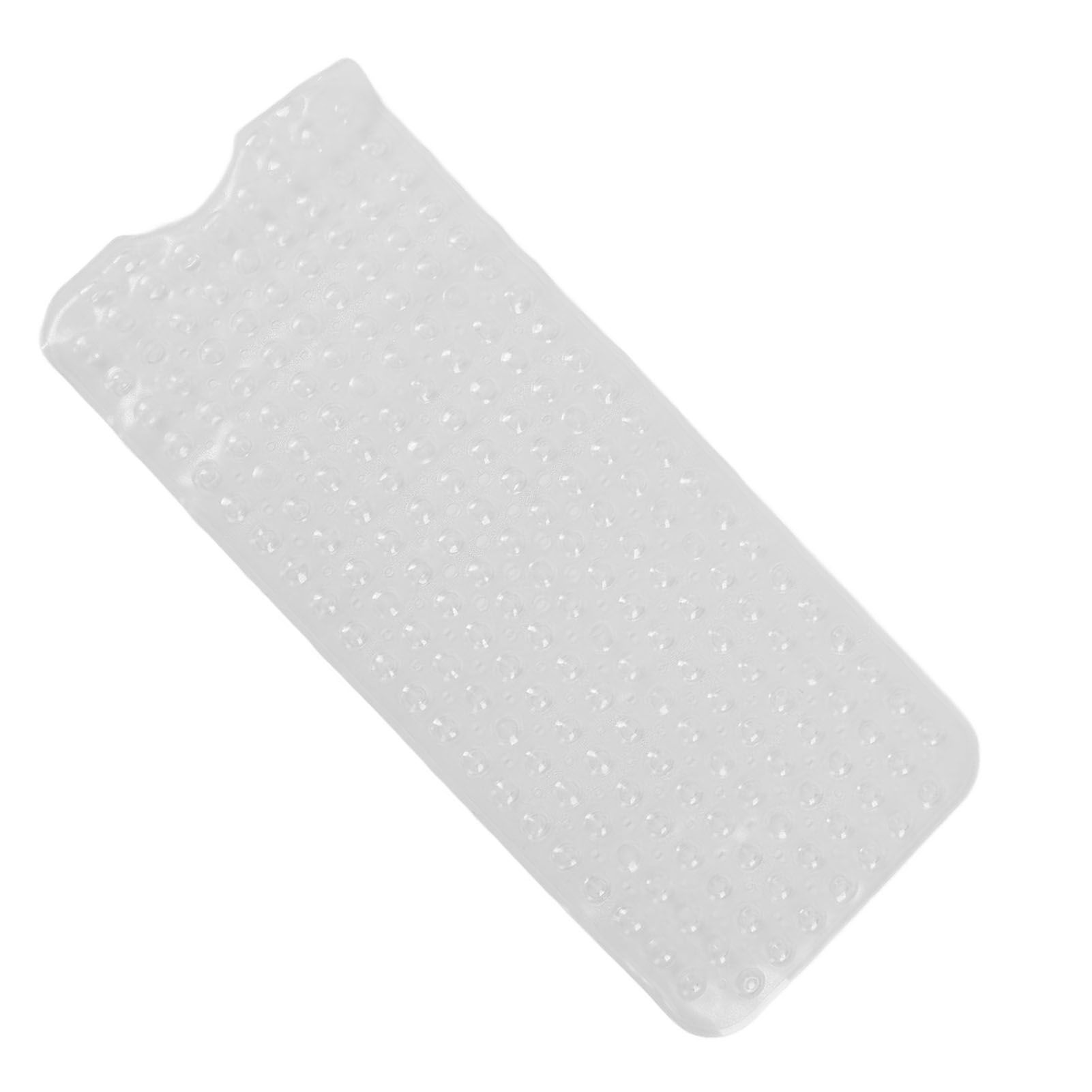 Bath Mat Mat PVC Anti Slip Mat for Bathroom Kitchen Hotel Toilet Shower Room 100x40cmTransparent - Image 2