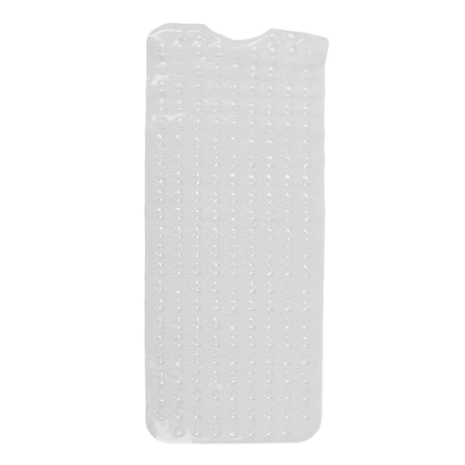 Bath Mat Mat PVC Anti Slip Mat for Bathroom Kitchen Hotel Toilet Shower Room 100x40cmTransparent - Image 3