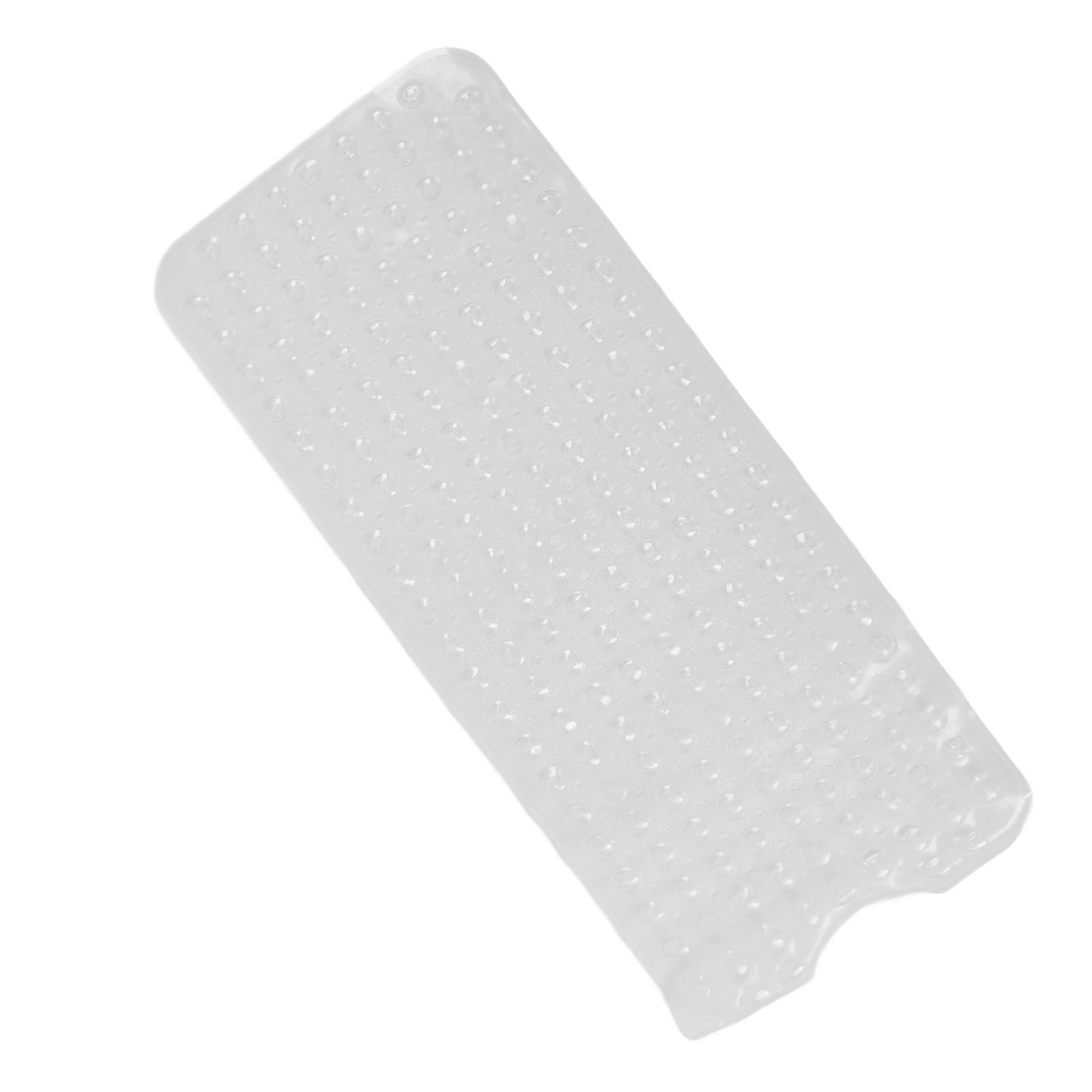 Bath Mat Mat PVC Anti Slip Mat for Bathroom Kitchen Hotel Toilet Shower Room 100x40cmTransparent - Image 5