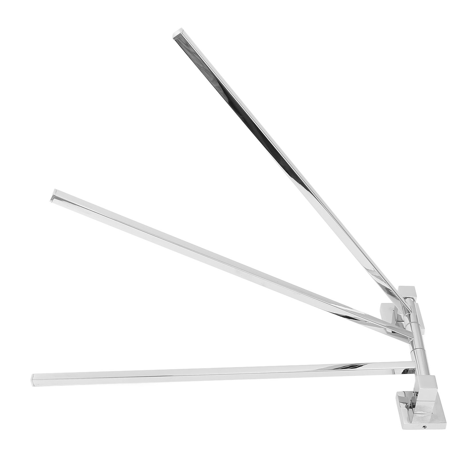 Stainless Steel Towel Rack Bar 180° Rotatable Towel Bathrobe Hanger Holder for Bathroom3 Rods - Image 6
