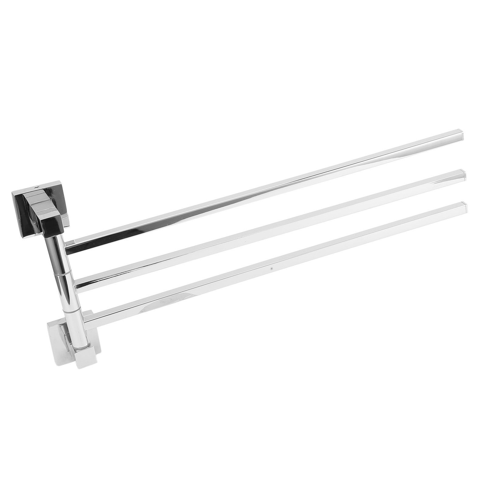 Stainless Steel Towel Rack Bar 180° Rotatable Towel Bathrobe Hanger Holder for Bathroom3 Rods - Image 8