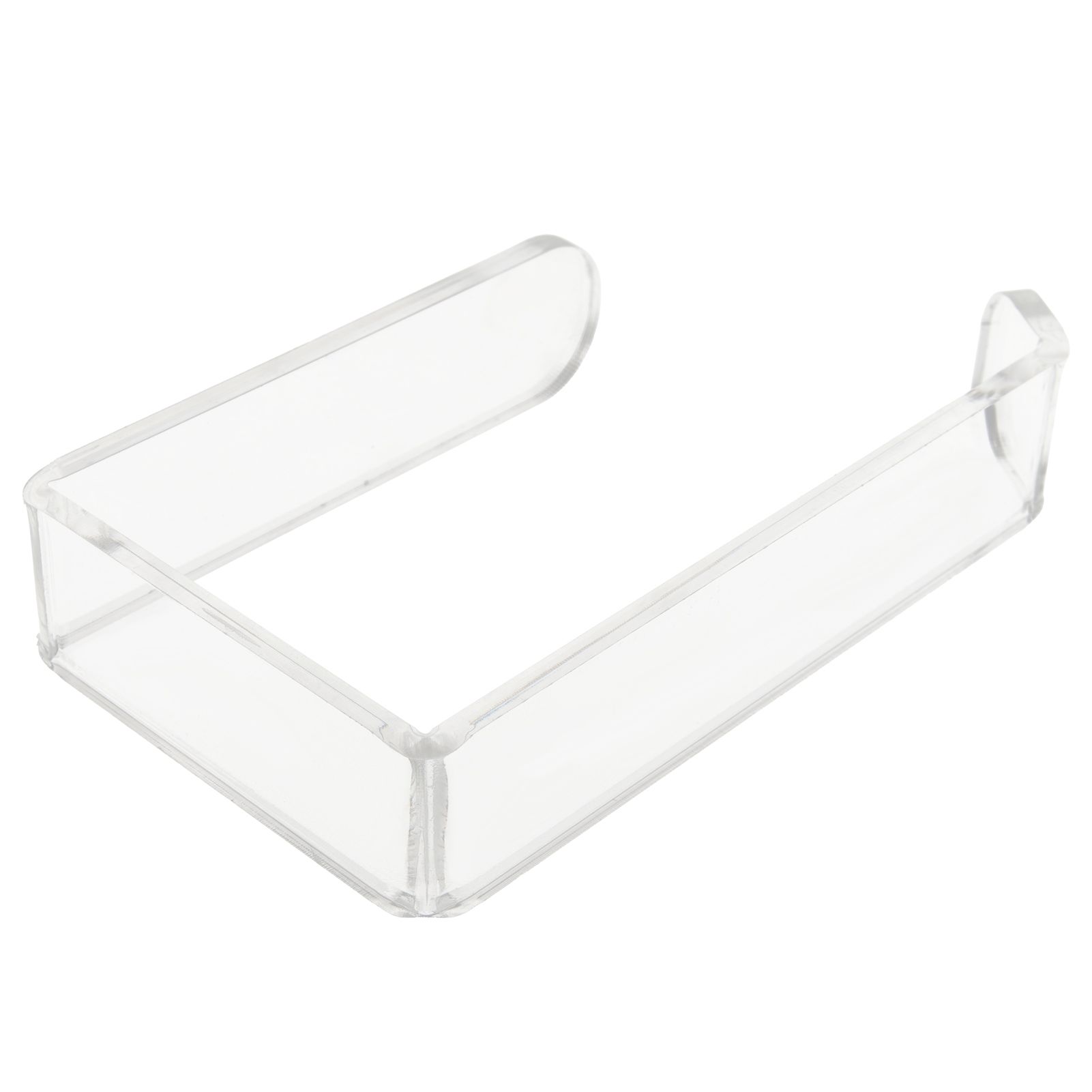 Toilet Paper Holder No Drilling Acrylic Transparent Wall Mount Toilet Paper Roll Holder for Bathroom Kitchen - Image 3