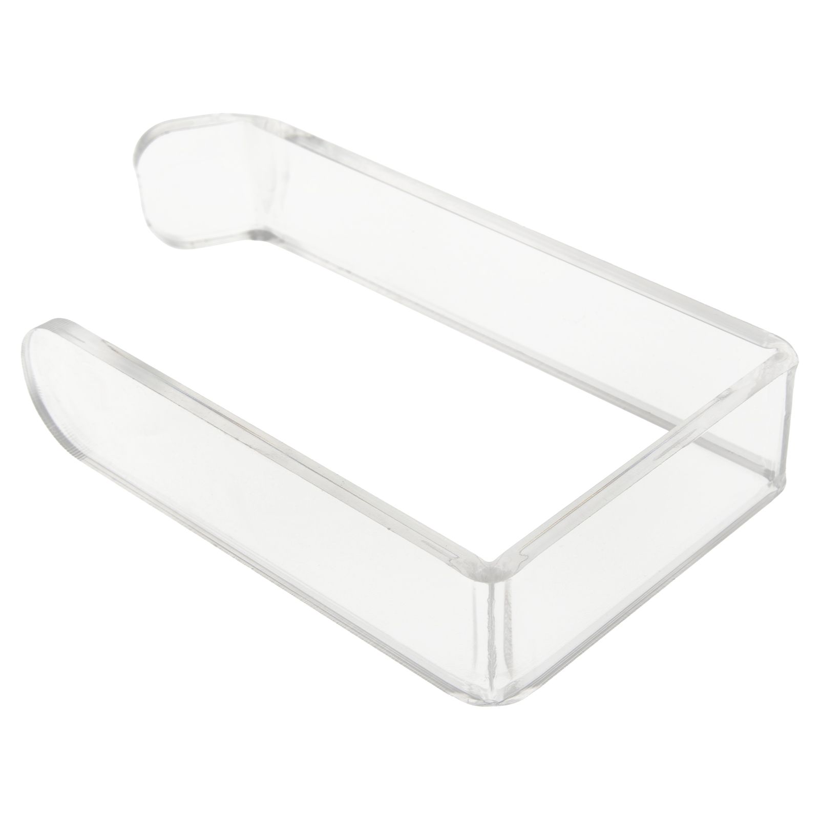 Toilet Paper Holder No Drilling Acrylic Transparent Wall Mount Toilet Paper Roll Holder for Bathroom Kitchen - Image 4