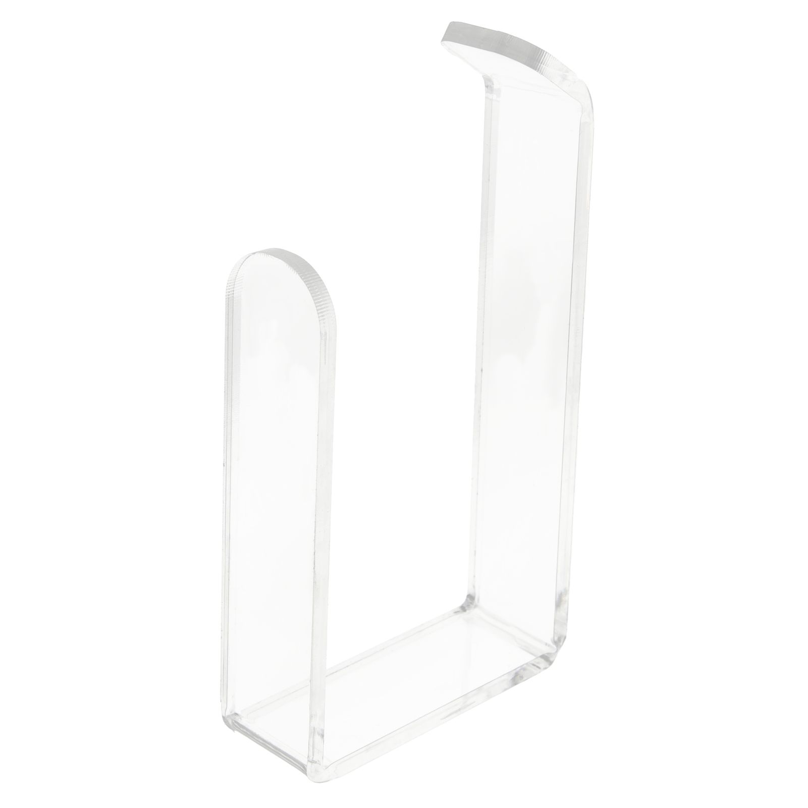 Toilet Paper Holder No Drilling Acrylic Transparent Wall Mount Toilet Paper Roll Holder for Bathroom Kitchen - Image 5