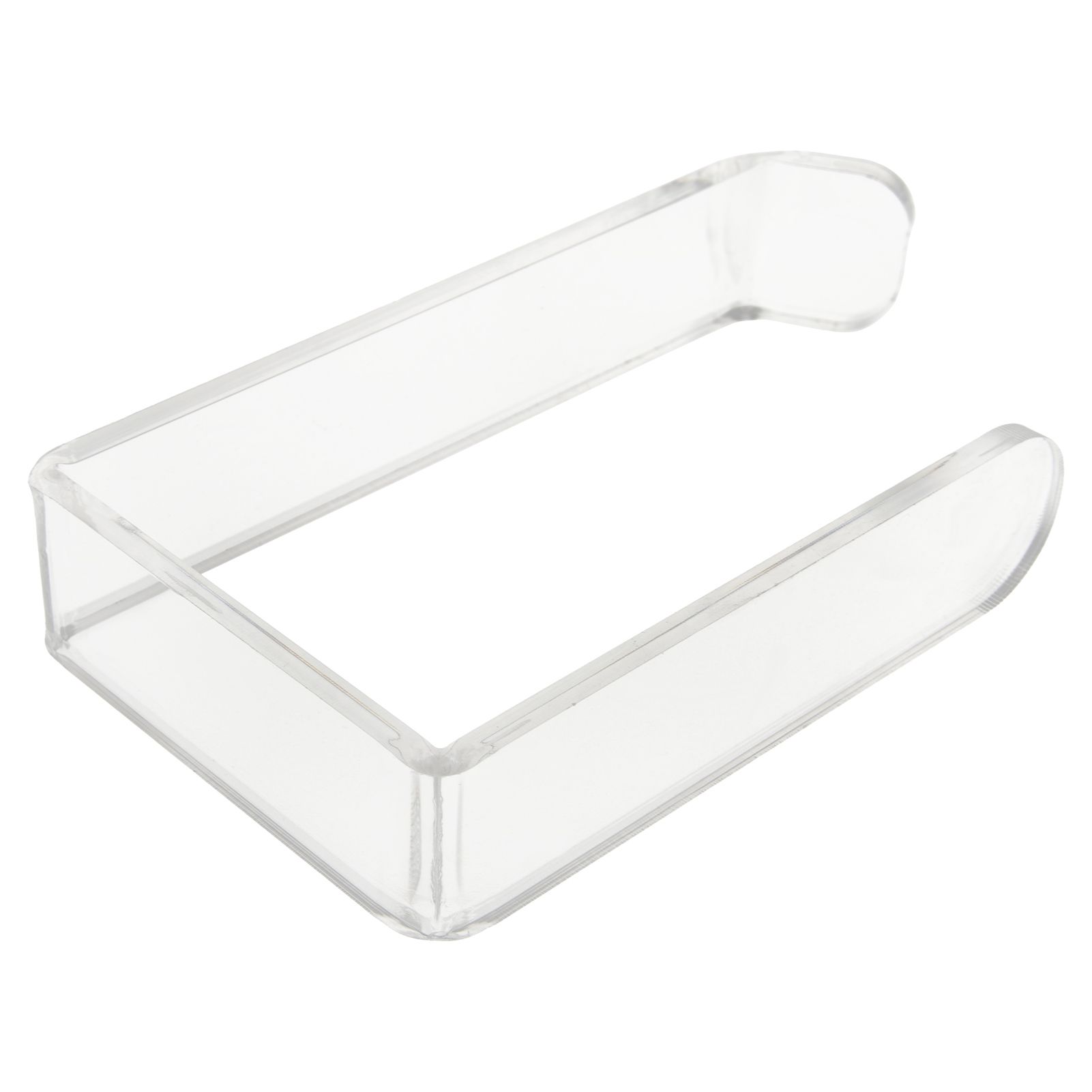 Toilet Paper Holder No Drilling Acrylic Transparent Wall Mount Toilet Paper Roll Holder for Bathroom Kitchen - Image 8