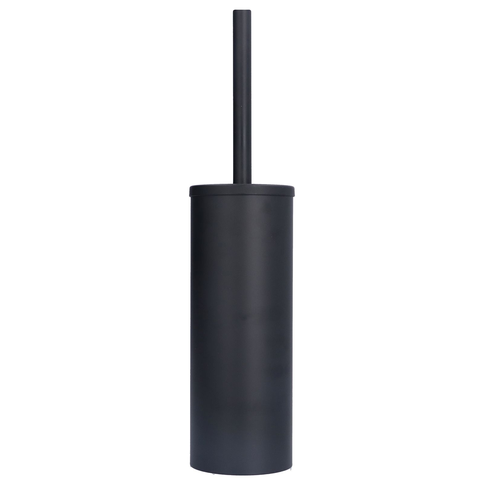 Toilet Brush with Holder Stainless Steel Long Handle Toilet Bowl Brush Soft Toilet Brush Toilet Cleaning Brush SetBlack - Image 2