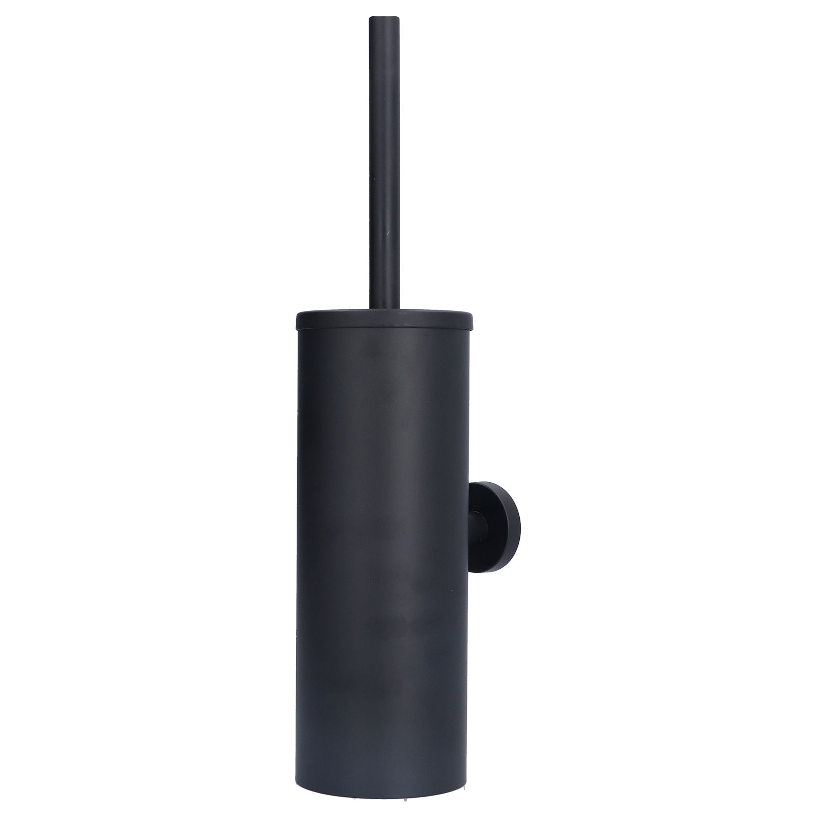 Toilet Brush with Holder Stainless Steel Long Handle Toilet Bowl Brush Soft Toilet Brush Toilet Cleaning Brush SetBlack - Image 3