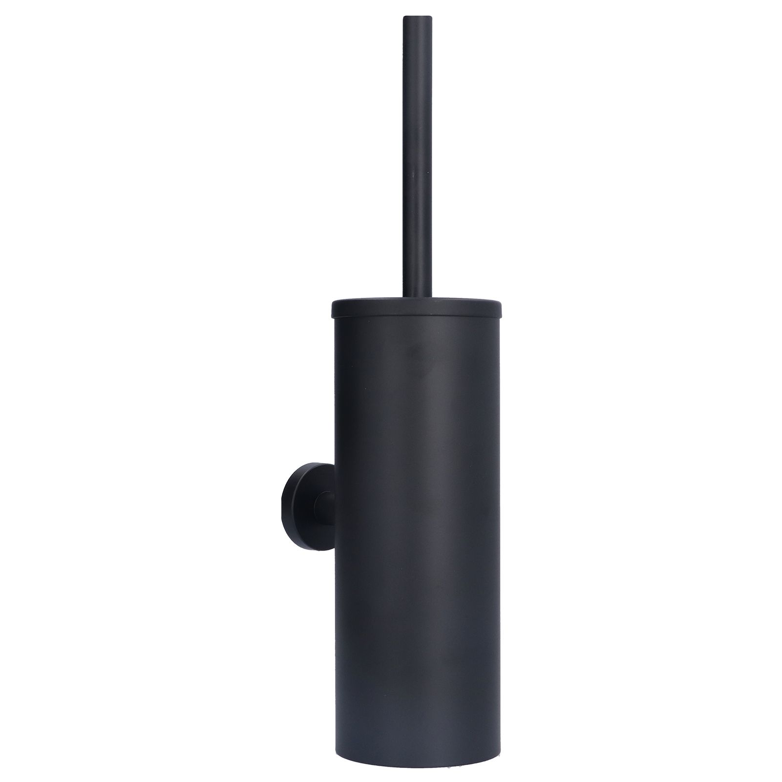 Toilet Brush with Holder Stainless Steel Long Handle Toilet Bowl Brush Soft Toilet Brush Toilet Cleaning Brush SetBlack - Image 4