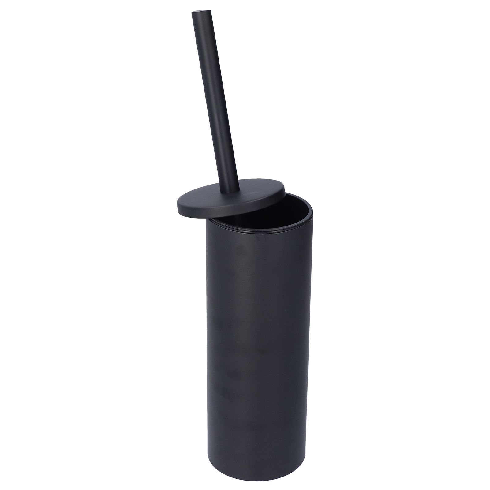 Toilet Brush with Holder Stainless Steel Long Handle Toilet Bowl Brush Soft Toilet Brush Toilet Cleaning Brush SetBlack - Image 8