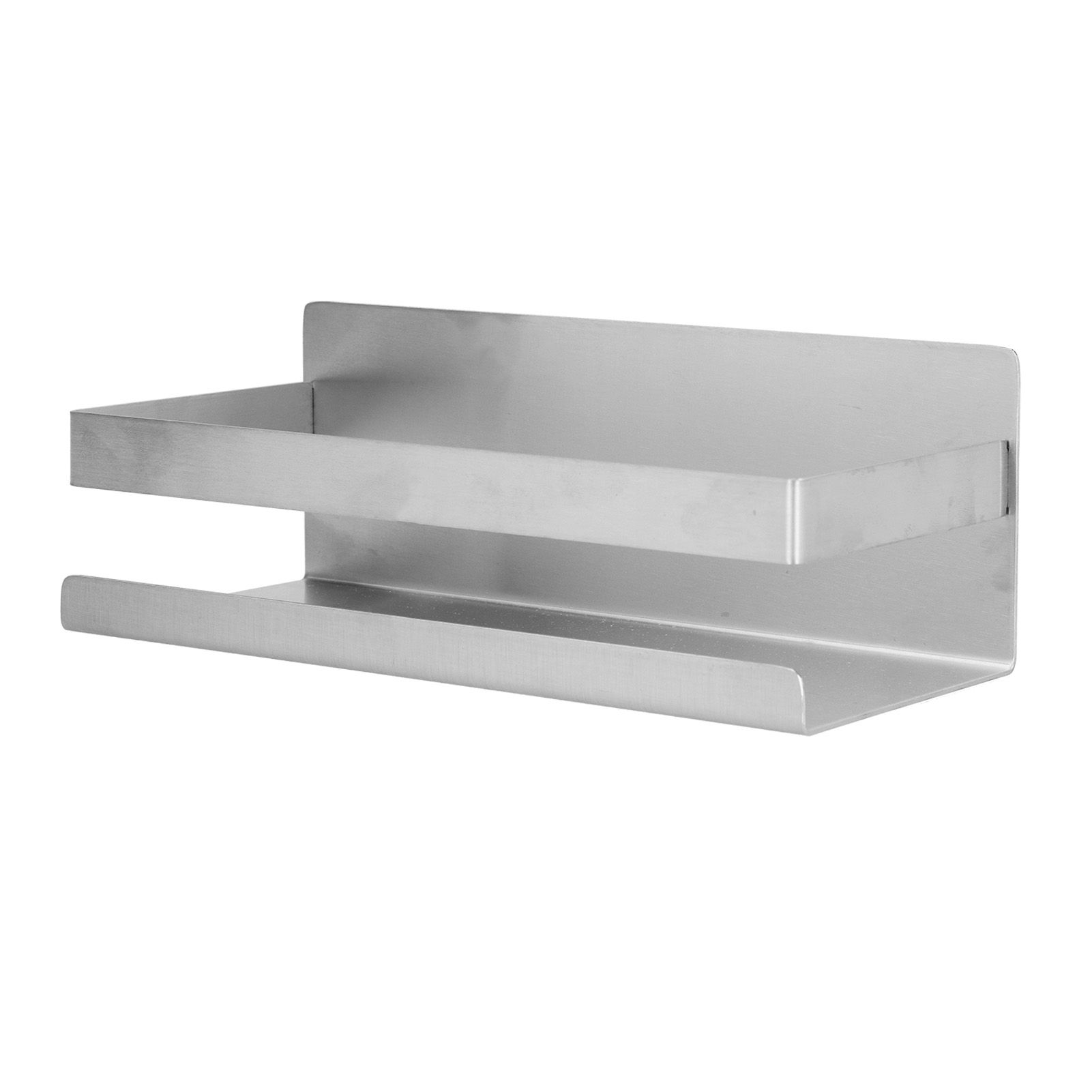 Stainless Steel Shower Rack Waterproof Anti Rust No Drilling Wall Mounted Shower Shelf with Brushed Finish - Image 8