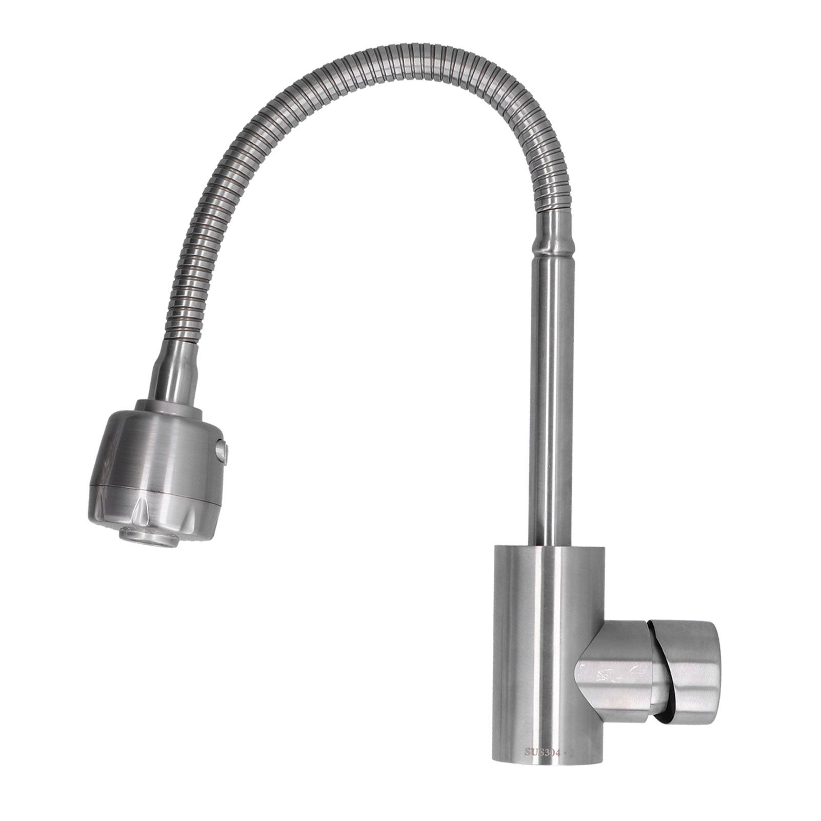 Stainless Steel Universal Water Faucet Bathroom Basin Sink Hot and Cold Water Tap with 2 Gear for Home Kitchen - Image 2