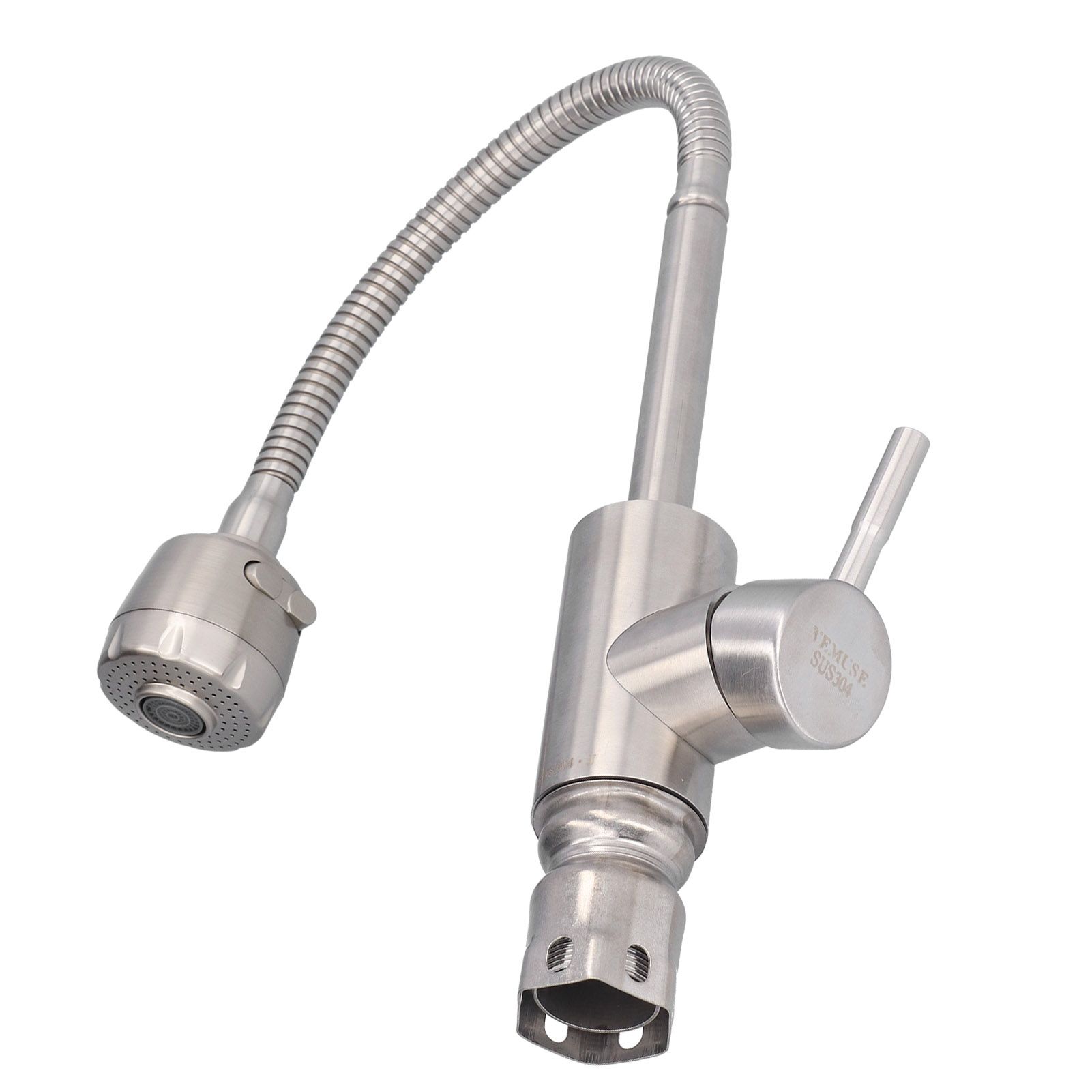 Stainless Steel Universal Water Faucet Bathroom Basin Sink Hot and Cold Water Tap with 2 Gear for Home Kitchen - Image 8