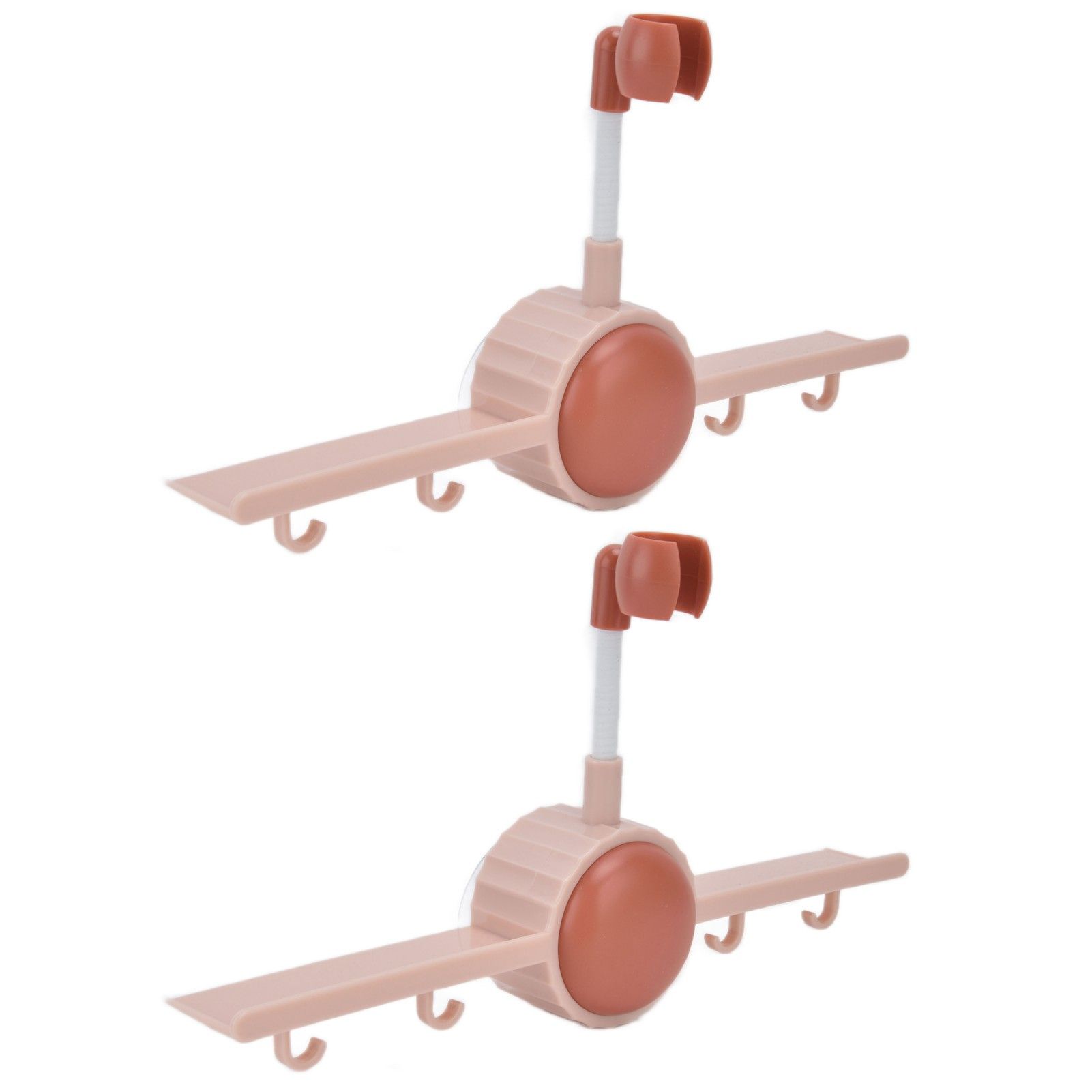 2Pcs Shower Head Holder Angle Adjustable Waterproof Moistureproof Shower Rack Hanging - Image 2