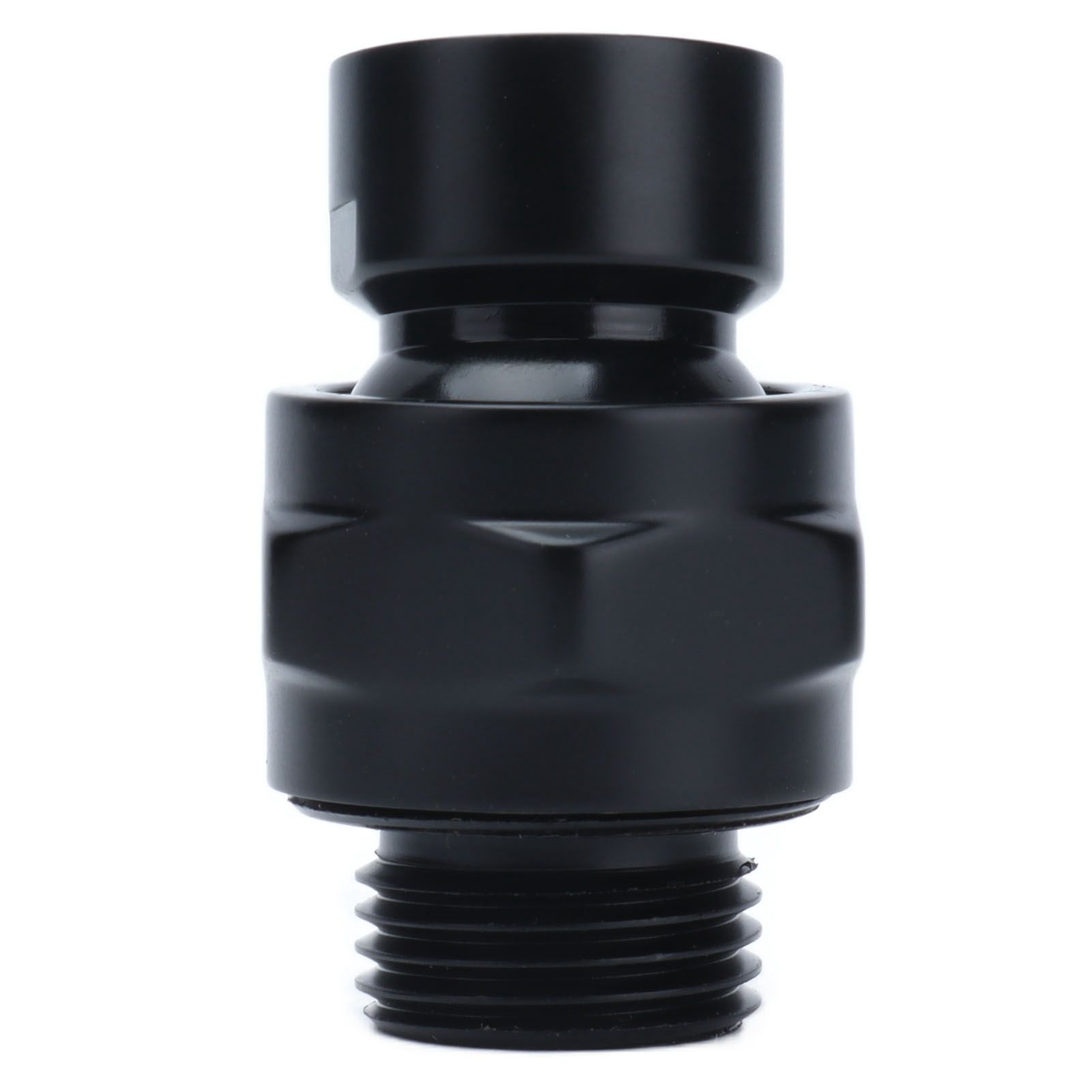 G1/2 Top Shower Adapter Adjustable Copper Shower Head Holder Home Bathroom Accessory Black - Image 1
