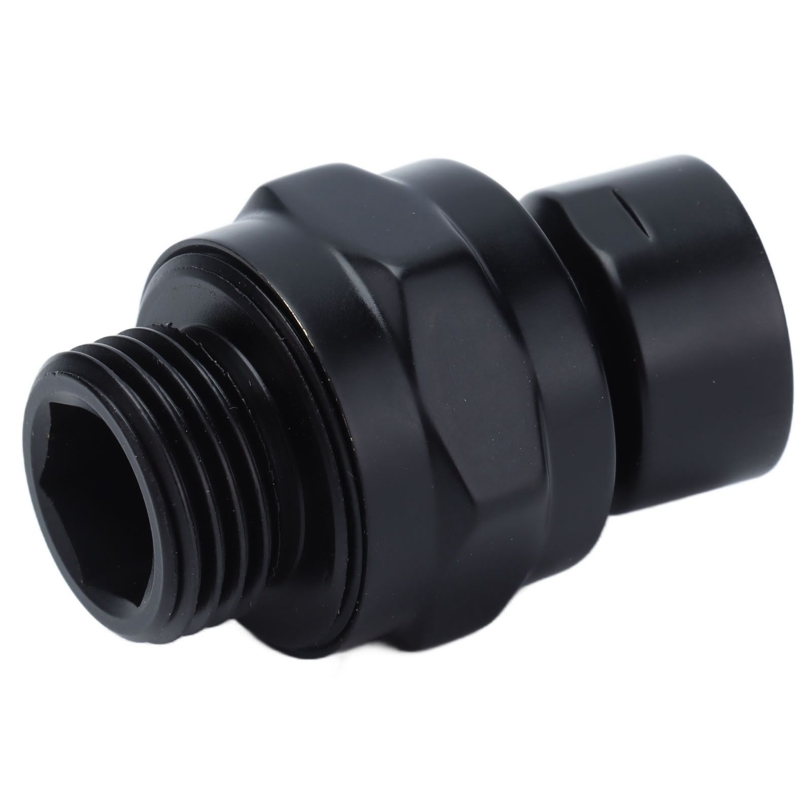 G1/2 Top Shower Adapter Adjustable Copper Shower Head Holder Home Bathroom Accessory Black - Image 2