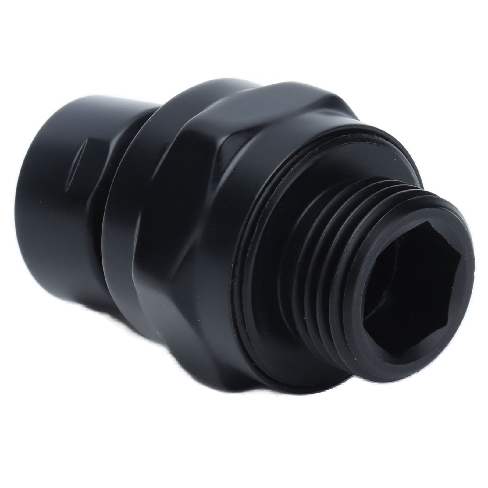 G1/2 Top Shower Adapter Adjustable Copper Shower Head Holder Home Bathroom Accessory Black - Image 5