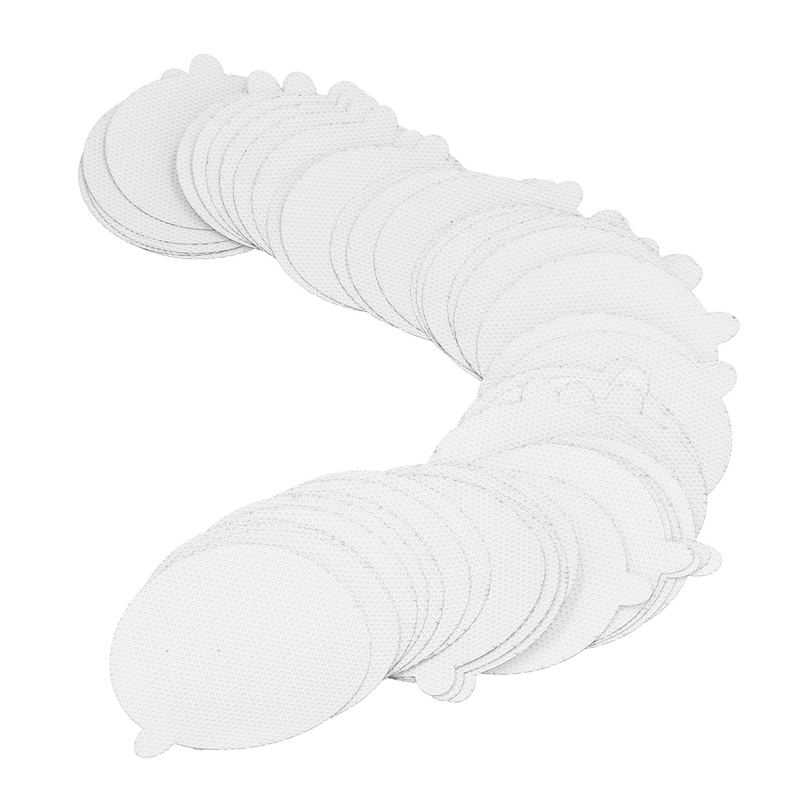 Disposable Shower Drain Hair Catcher Sink Strainer Anti Clogging Mesh Stickers for Bathroom SuppliesRound 50PCS 9x9cm - Image 2