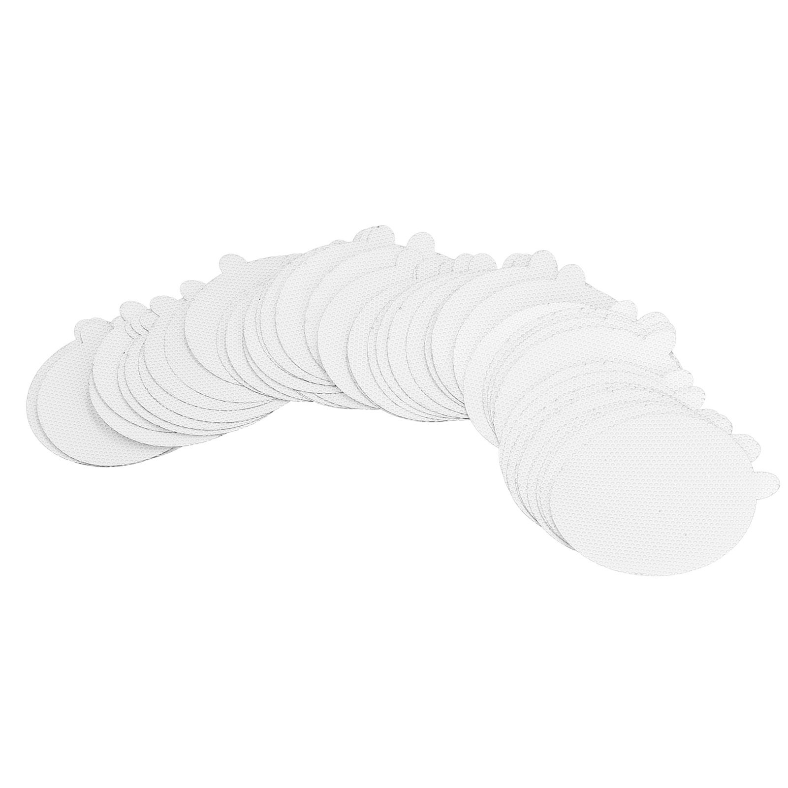 Disposable Shower Drain Hair Catcher Sink Strainer Anti Clogging Mesh Stickers for Bathroom SuppliesRound 50PCS 9x9cm - Image 3