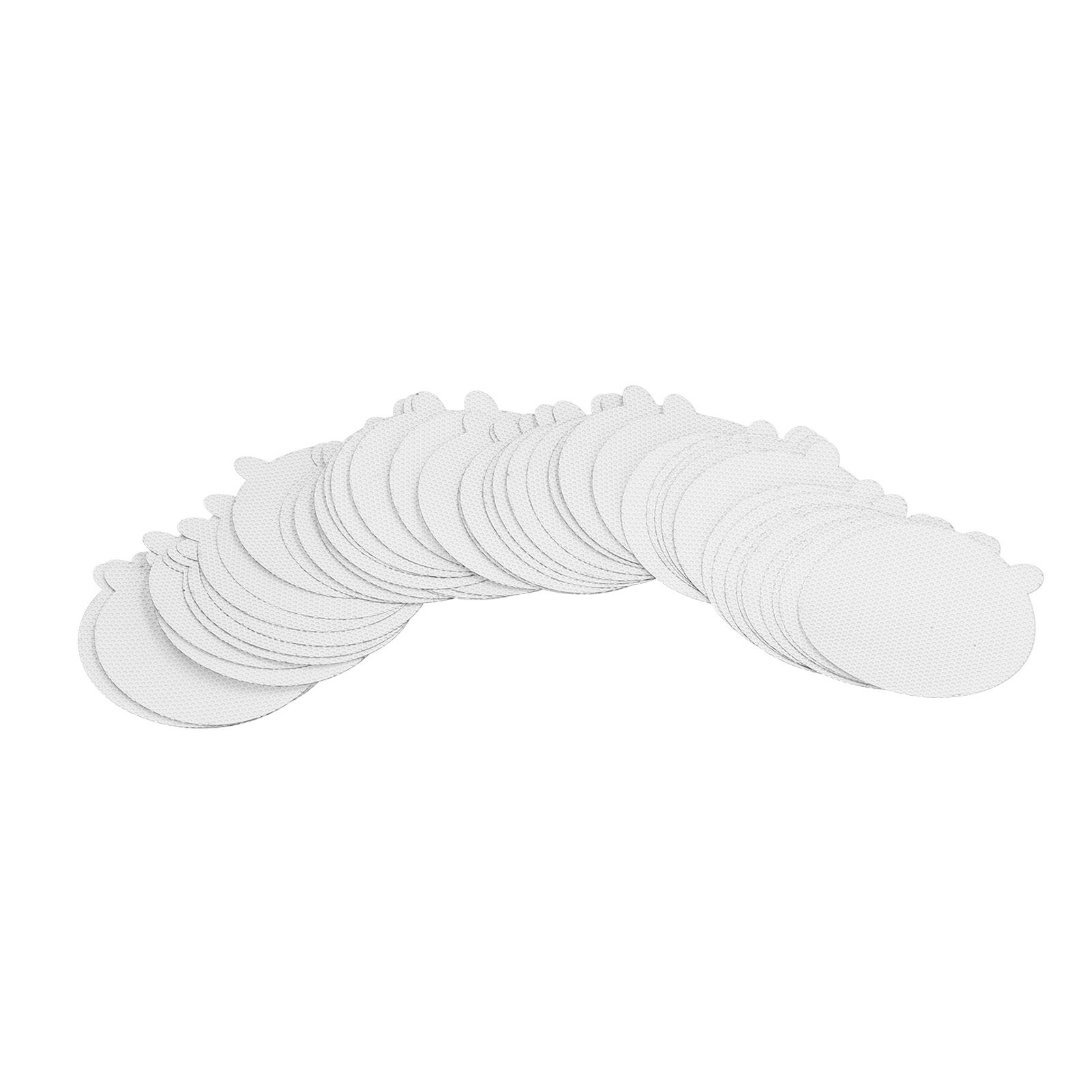 Disposable Shower Drain Hair Catcher Sink Strainer Anti Clogging Mesh Stickers for Bathroom SuppliesRound 50PCS 9x9cm - Image 4