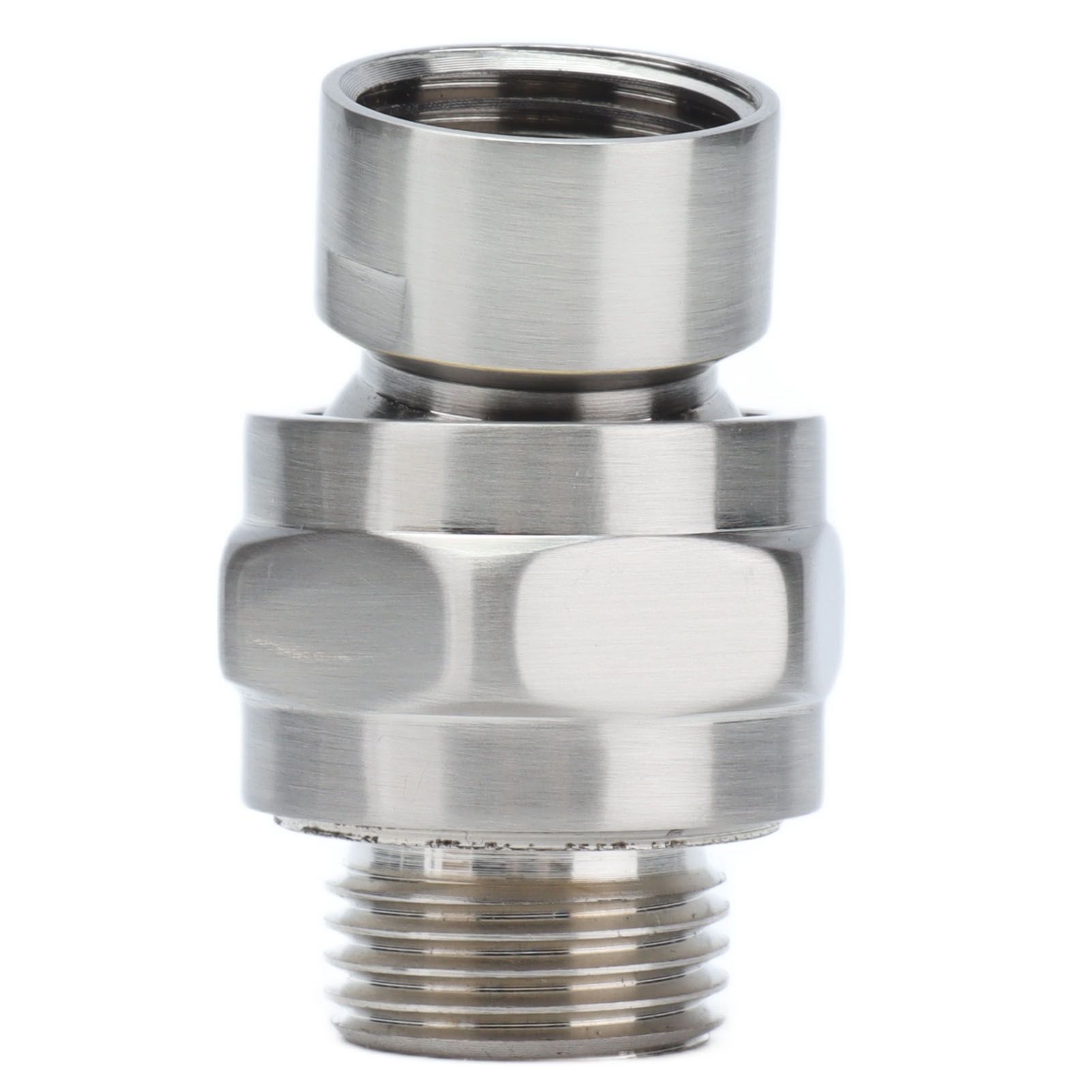 G1/2 Shower Head Adapter Copper Shower Diverter Valve for Home Bathroom Top Spray Accessories Brushed - Image 1
