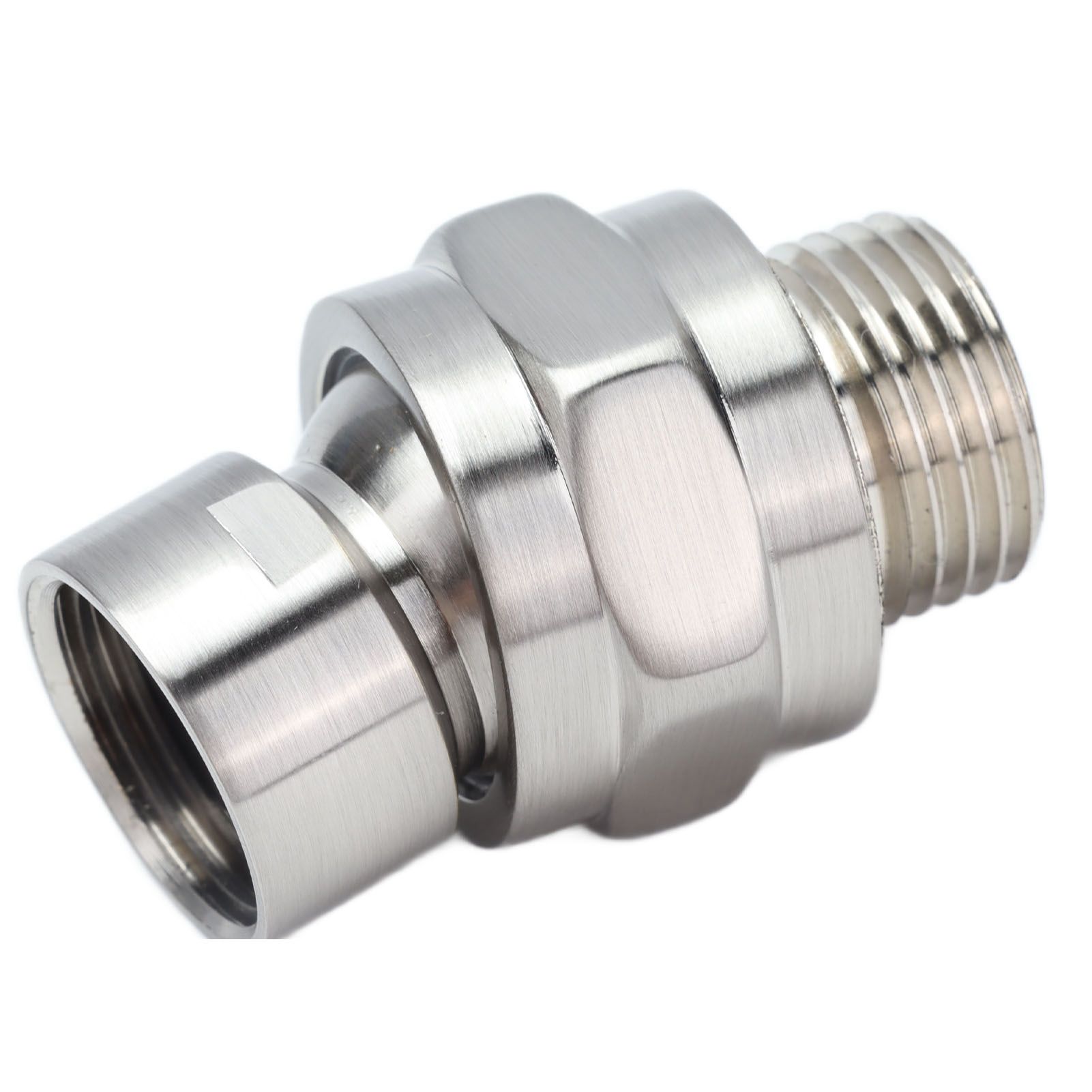 G1/2 Shower Head Adapter Copper Shower Diverter Valve for Home Bathroom Top Spray Accessories Brushed - Image 2
