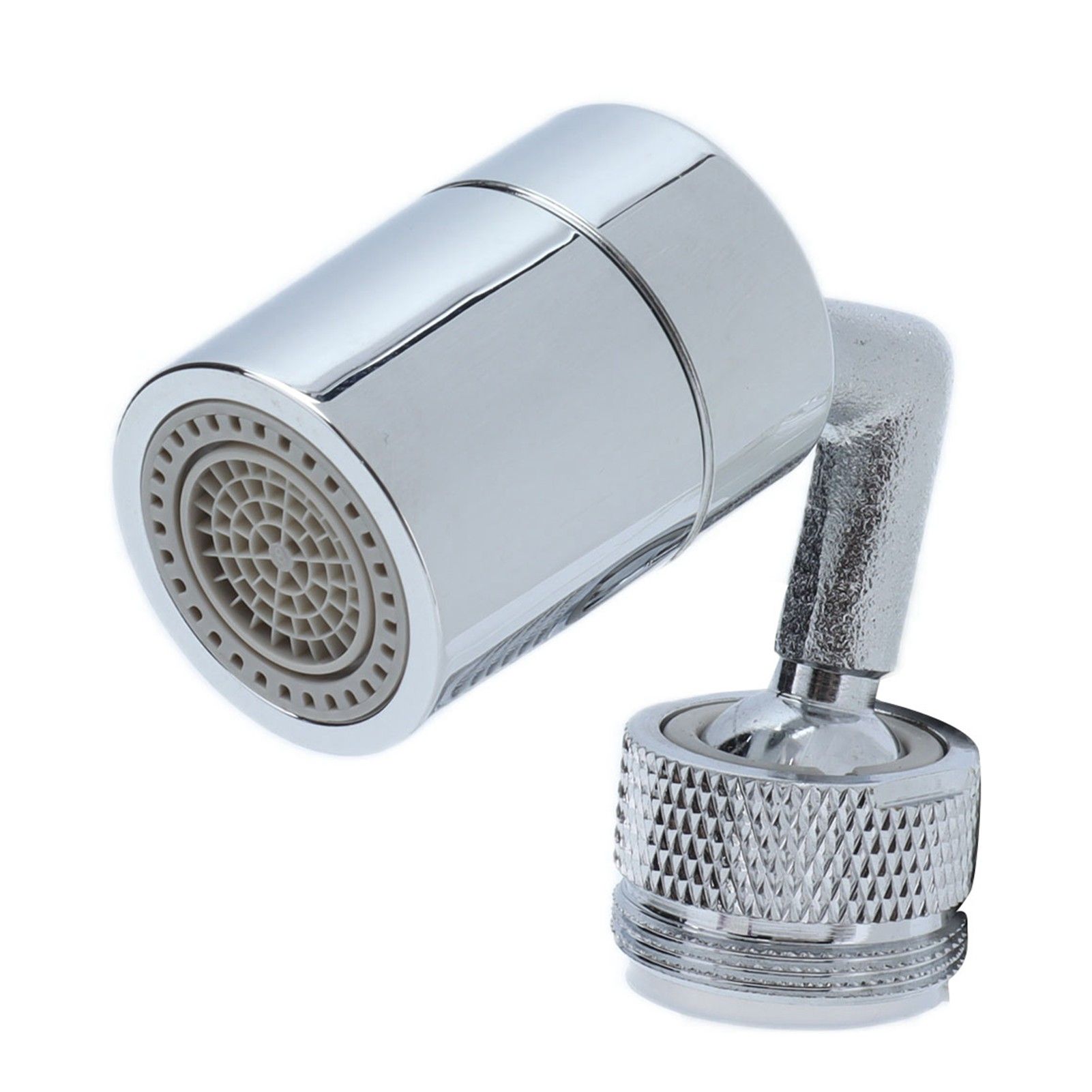 720° Rotatable Sink Faucet Aerator Sprayer Head with 2 Water Outlet Modes 4 Layers Net FilterM24 Male Thread - Image 2