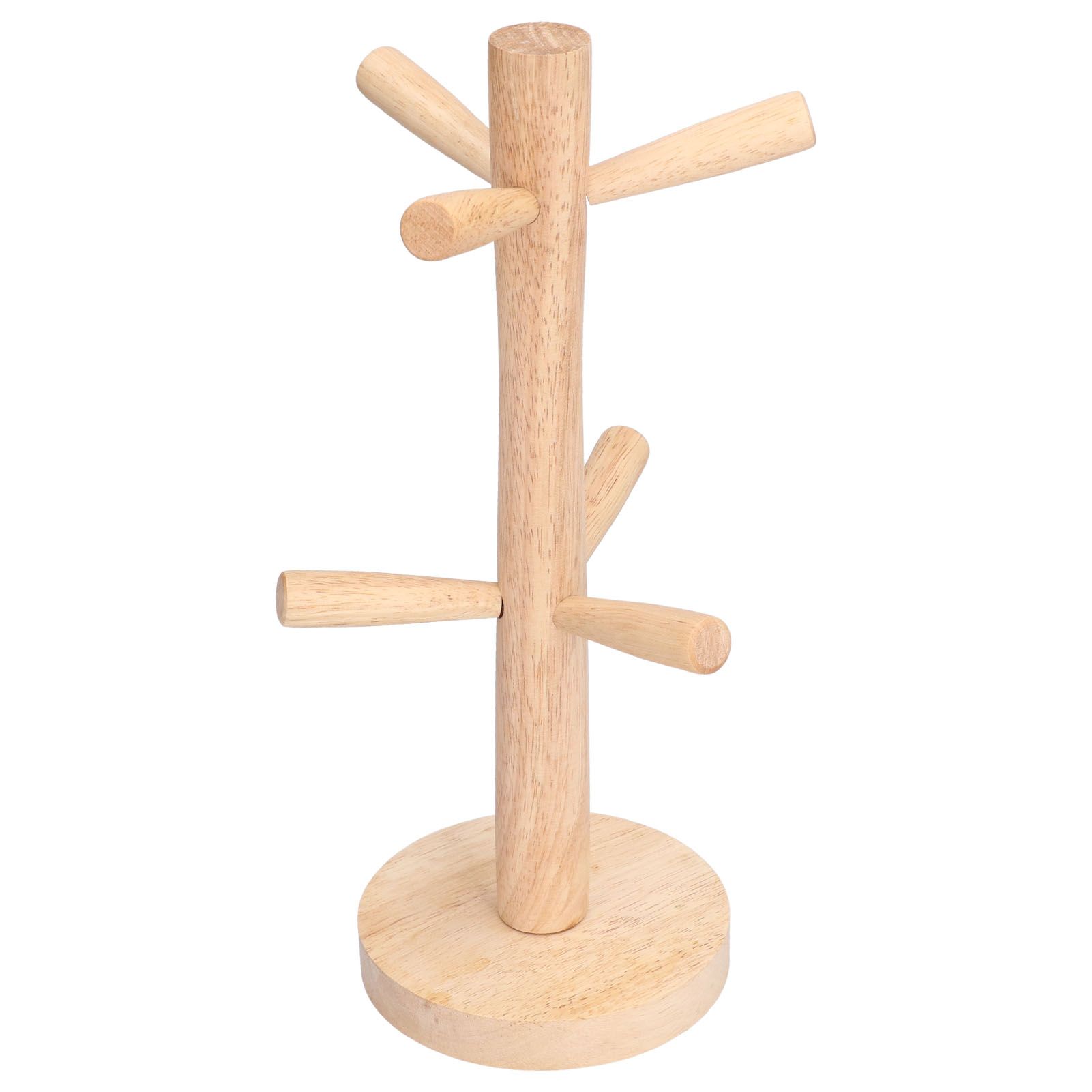 Mug Rack Wooden Thickened Durable Anti Rust Multifunctional Coffee Mug Holder for Home Office Hotel - Image 2
