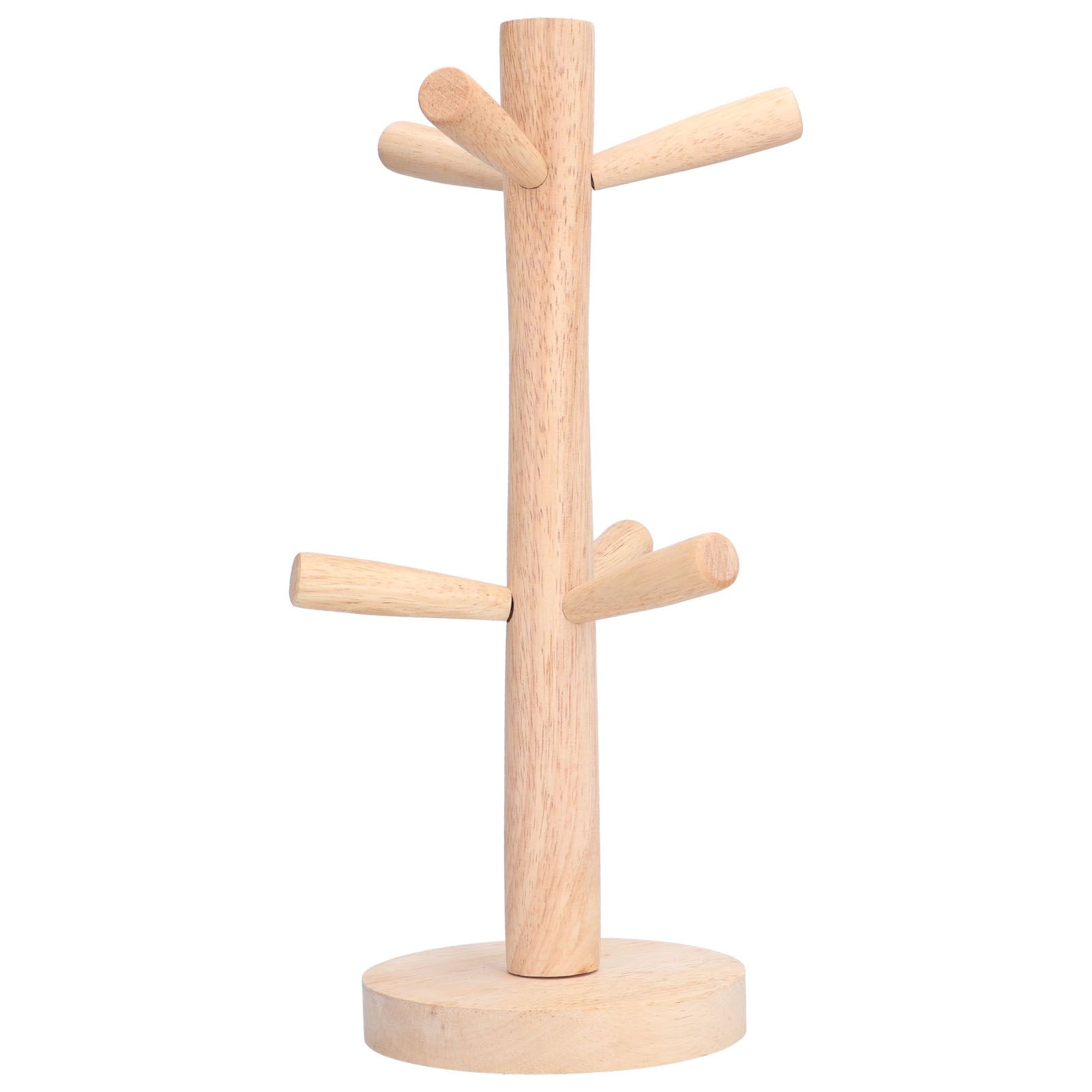 Mug Rack Wooden Thickened Durable Anti Rust Multifunctional Coffee Mug Holder for Home Office Hotel - Image 3