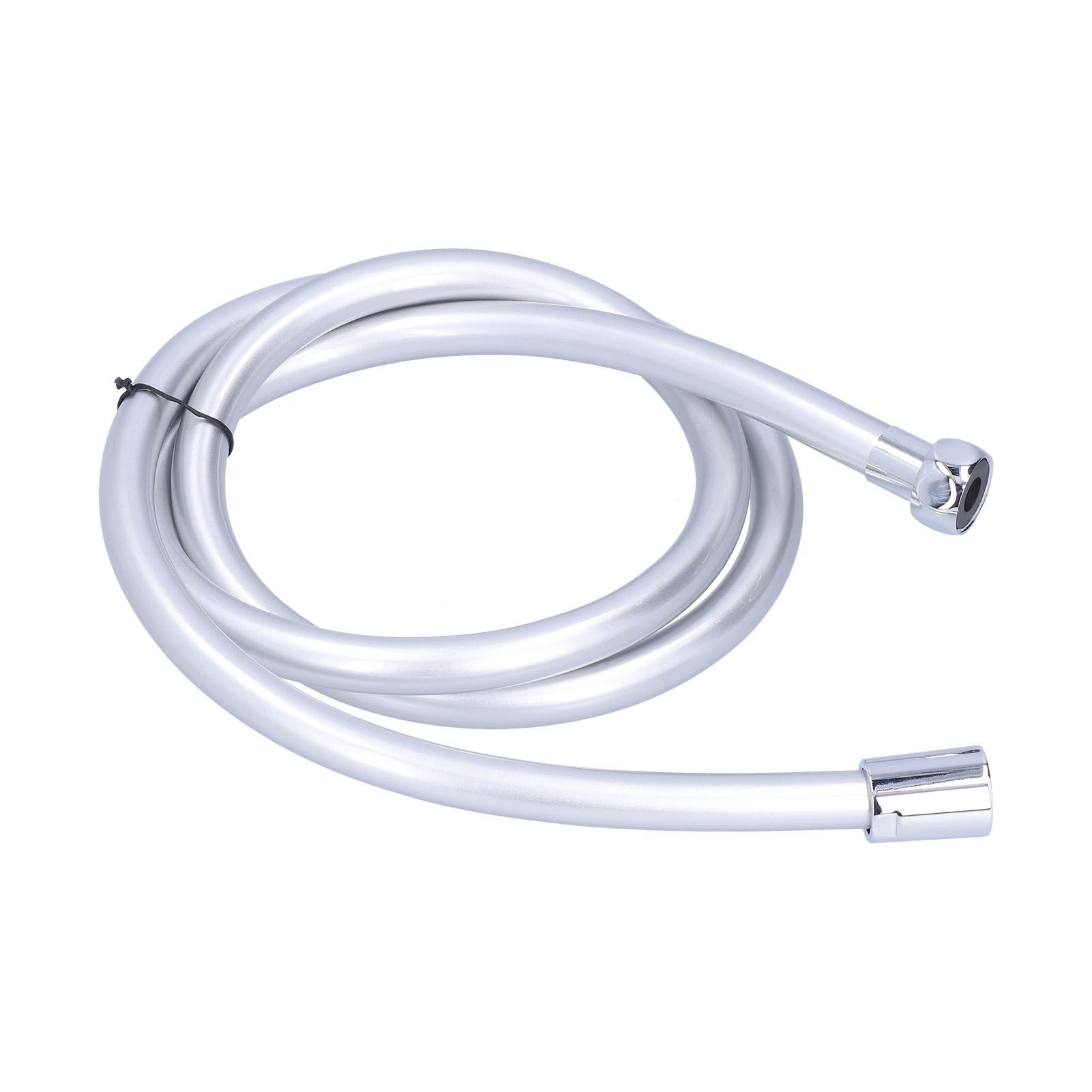 PVC Shower Hose 1.5m Shower Head Hose Water Heater Hose Smooth Explosion Proof Silver for Bathroom - Image 3