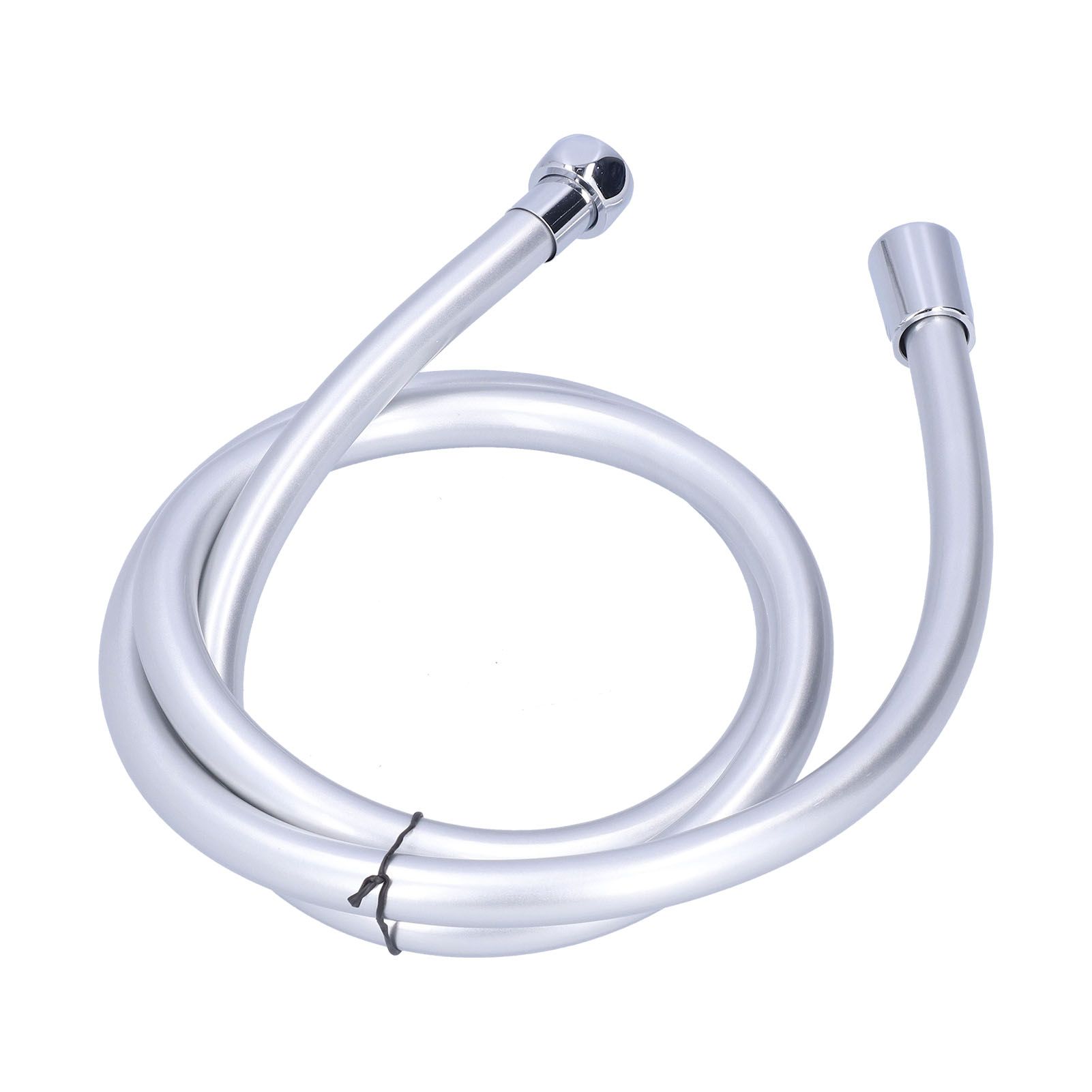 PVC Shower Hose 1.5m Shower Head Hose Water Heater Hose Smooth Explosion Proof Silver for Bathroom - Image 5