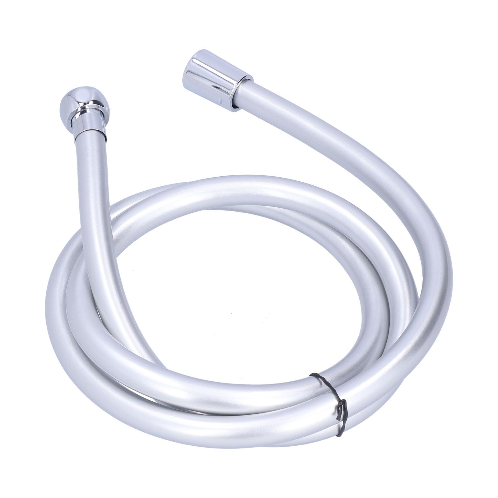 PVC Shower Hose 1.5m Shower Head Hose Water Heater Hose Smooth Explosion Proof Silver for Bathroom - Image 6
