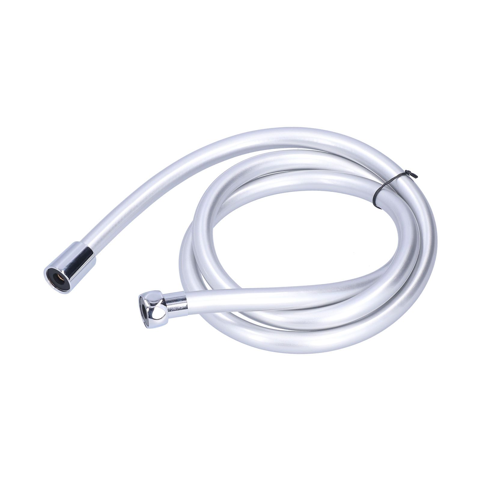 PVC Shower Hose 1.5m Shower Head Hose Water Heater Hose Smooth Explosion Proof Silver for Bathroom - Image 8