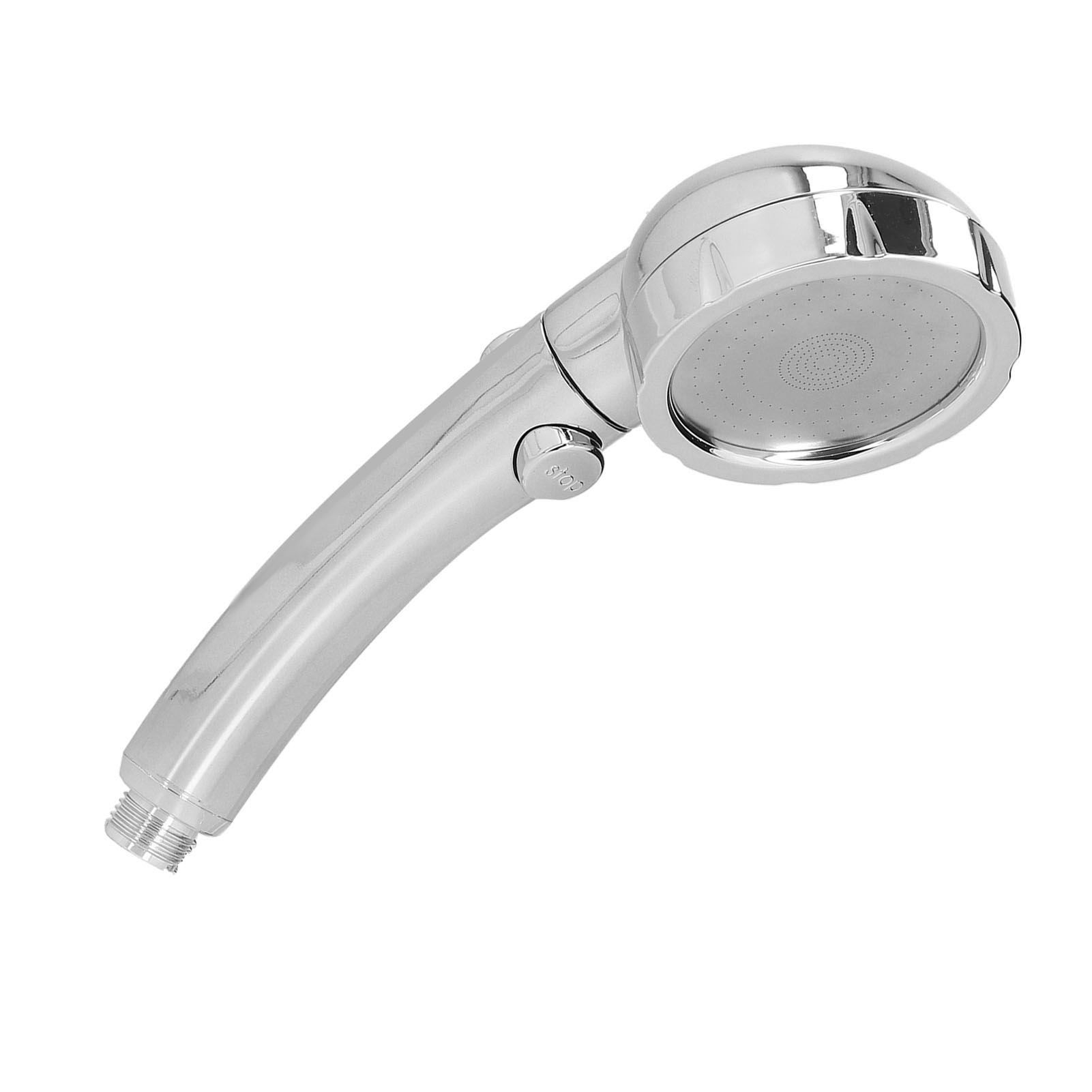 Shower Head Portable Handheld 360 Degree Rotating Three Modes Pressure One Button Water Stop Shower - Image 5