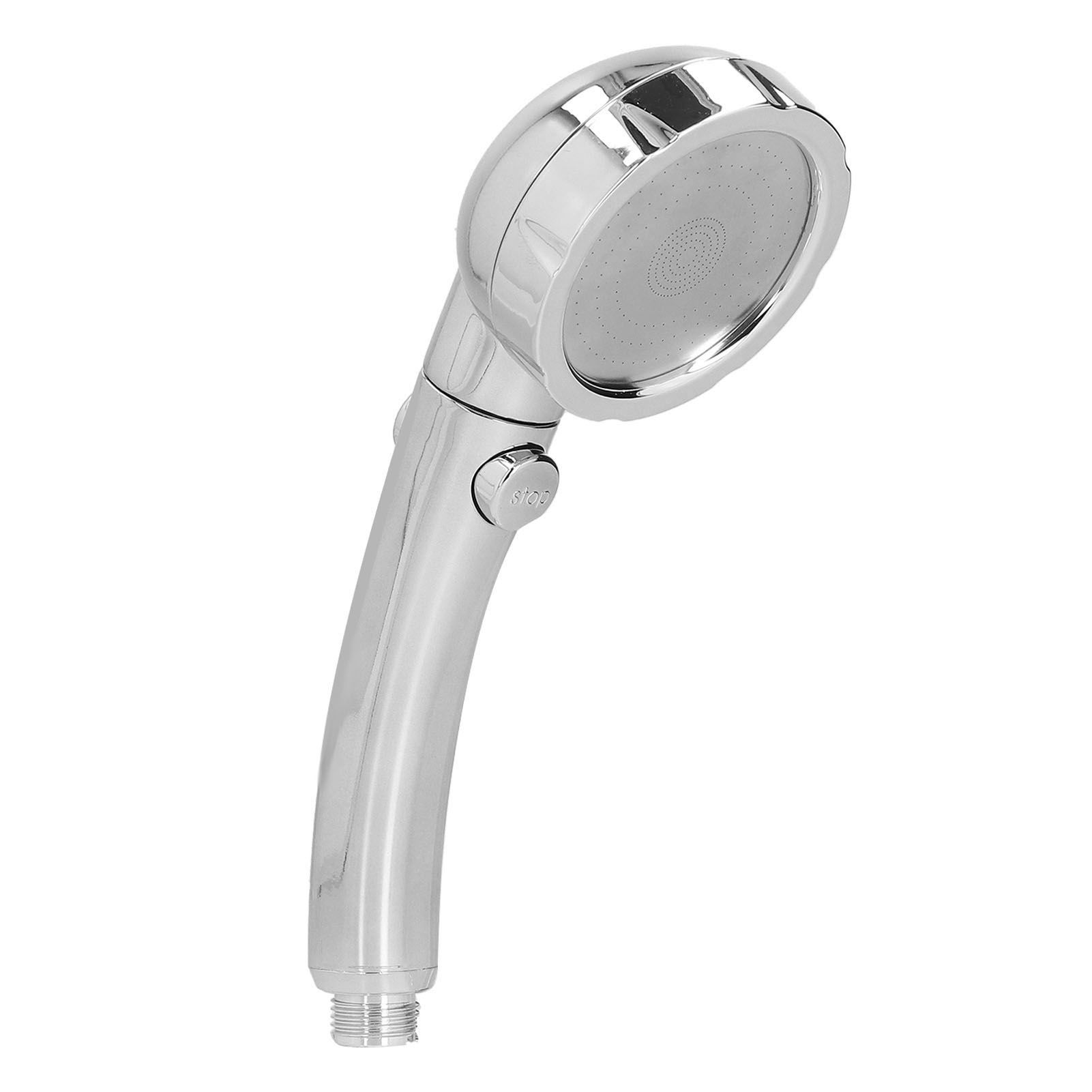 Shower Head Portable Handheld 360 Degree Rotating Three Modes Pressure One Button Water Stop Shower - Image 6