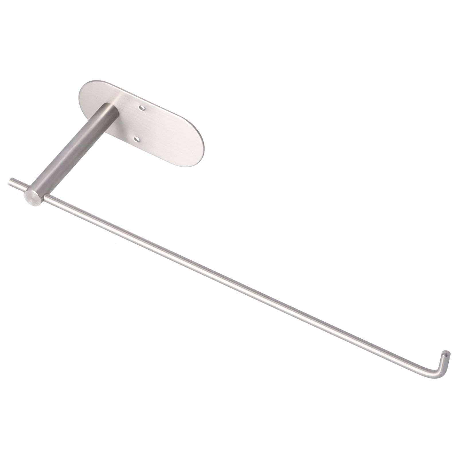 Plastic Wrap Rack Stainless Steel Wall Mounted Paper Towel Rack Paper Roll Holder for Kitchen Bathroom - Image 3