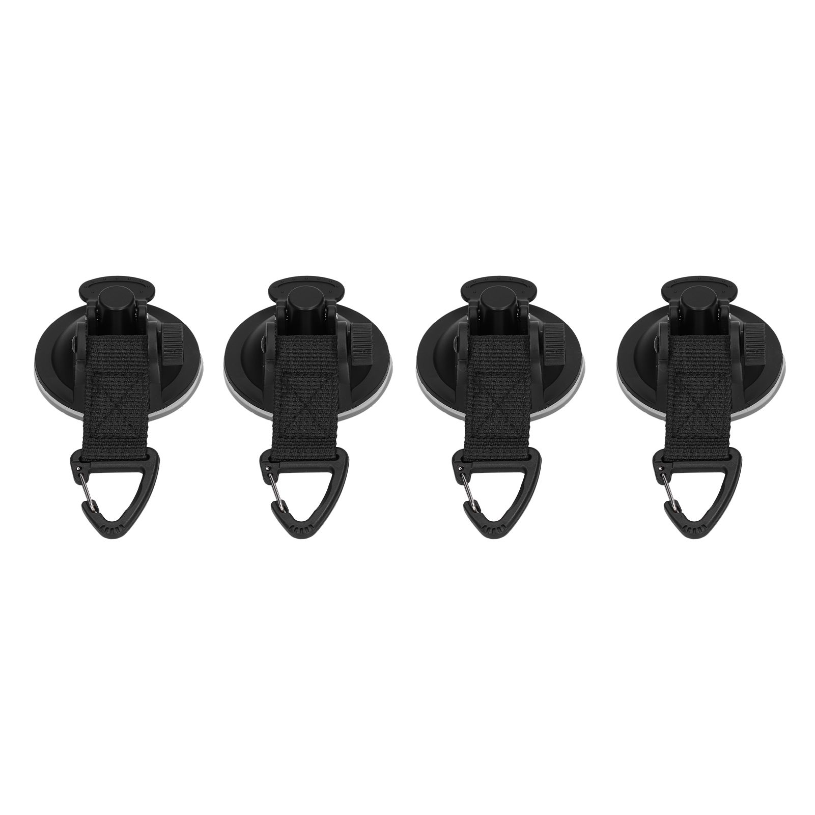 4Pcs Heavy Duty Suction Cup Anchor Tie Down Portable Strong Suction Cup Hook for Camping Travel OutdoorTriangular Buckle - Image 2