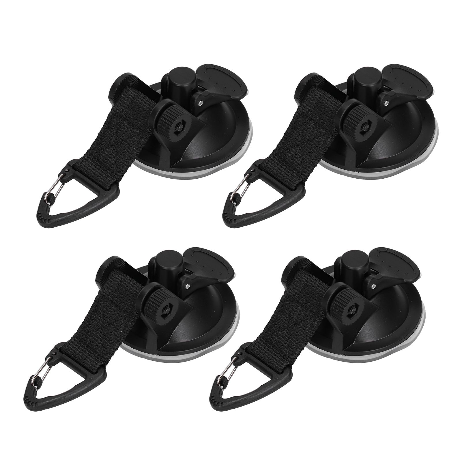 4Pcs Heavy Duty Suction Cup Anchor Tie Down Portable Strong Suction Cup Hook for Camping Travel OutdoorTriangular Buckle - Image 7