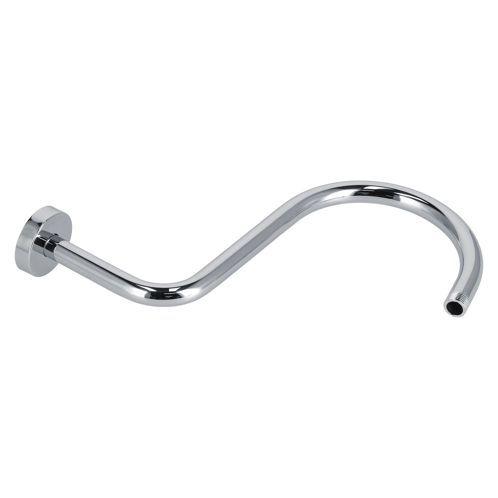 Shower Arm S Shape Gooseneck Stainless Steel Shower Head Extension Arm Bathroom NPT Shower Head Arm for Home233 Electroplate - Image 5