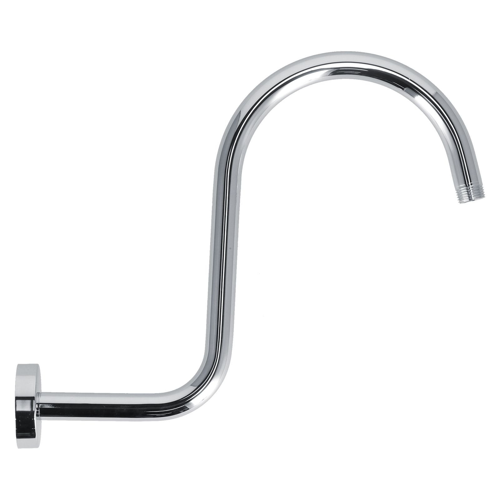 Shower Arm S Shape Gooseneck Stainless Steel Shower Head Extension Arm Bathroom NPT Shower Head Arm for Home233 Electroplate - Image 8