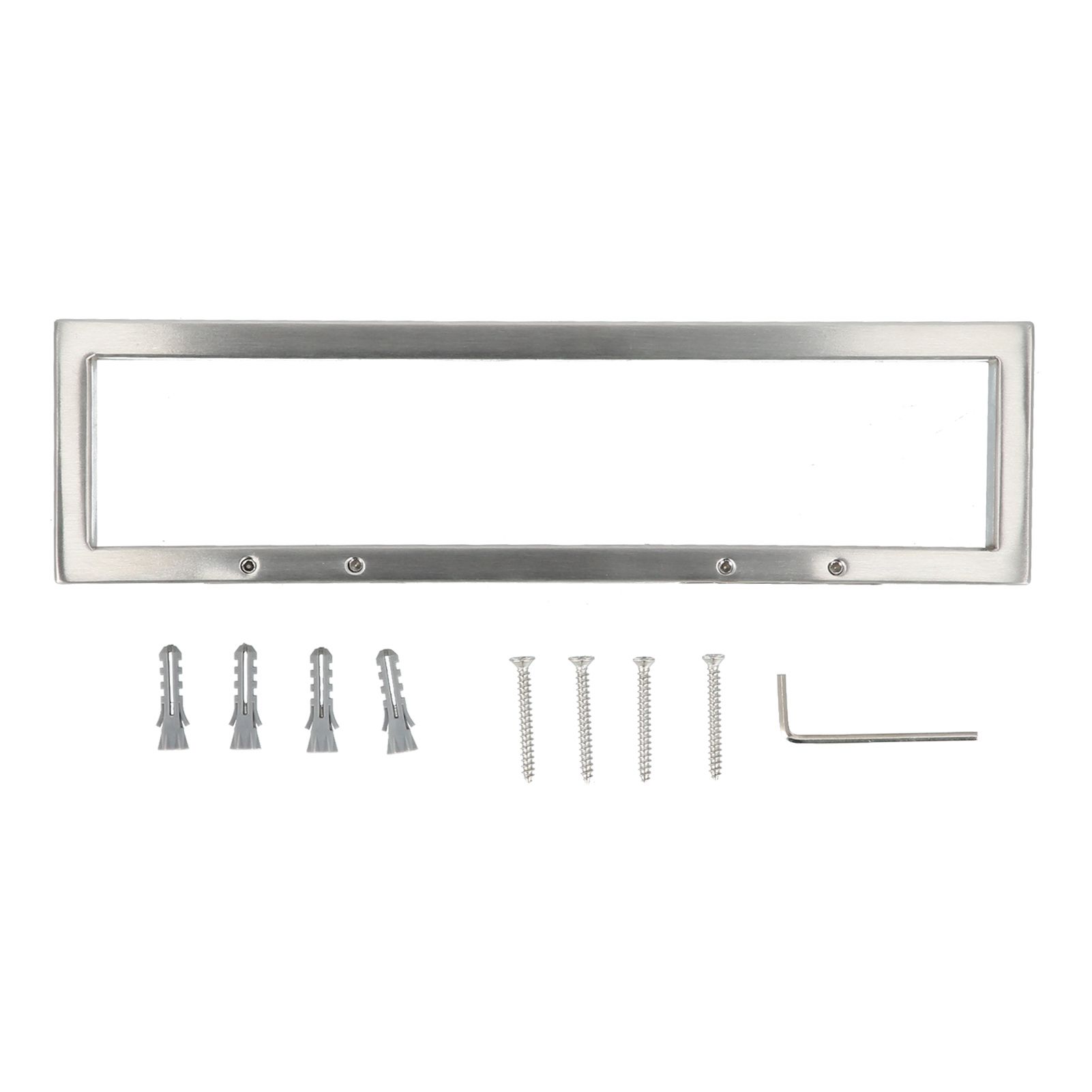 Stainless Steel Towel Rack Bathroom Towel Holder Wall Mounted Towel Bar Square Thicken Towel Hanger - Image 2