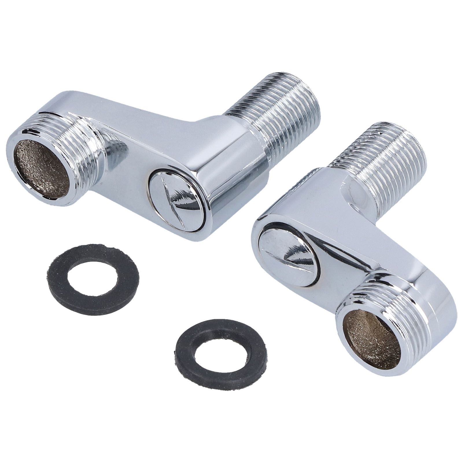 G1/2 to G3/4 Shower Mixer Faucet Swing Arm Adapter Cold Hot Water Pipe Fixed Accessory for Bathroom - Image 1
