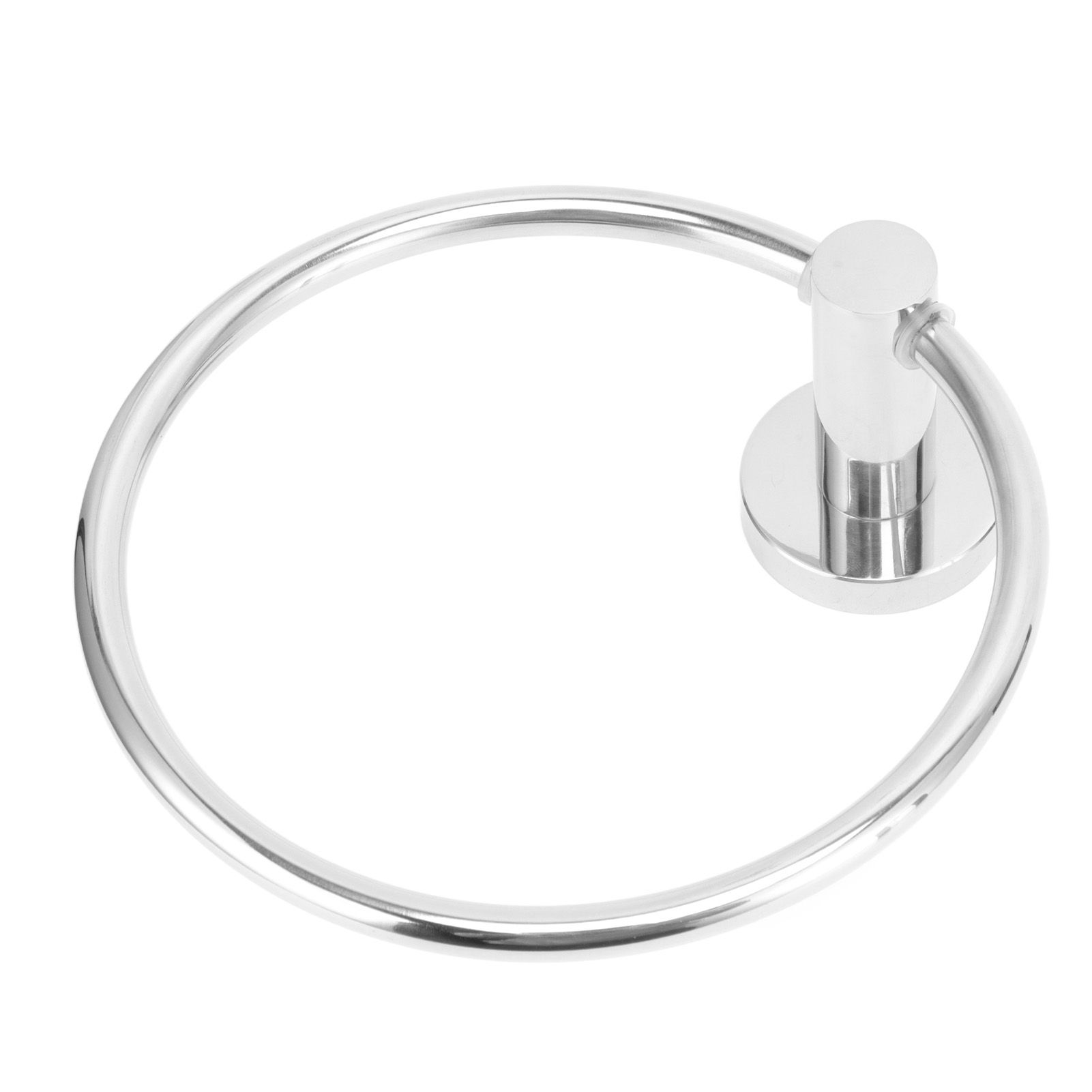 Stainless Steel Towel Ring Simple Rustproof Retro Bathroom Hand Towel Ring for Bathroom Kitchen223030 Bright Towel Ring - Image 3