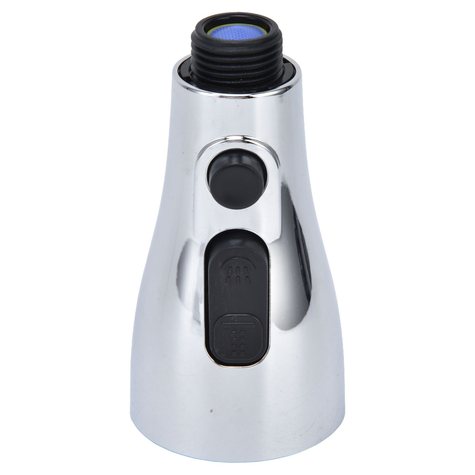 Faucet Spray Head G1/2 Brushed Silver 3 Functions Pull Down Sprayer Nozzle for Kitchen02 Type - Image 1