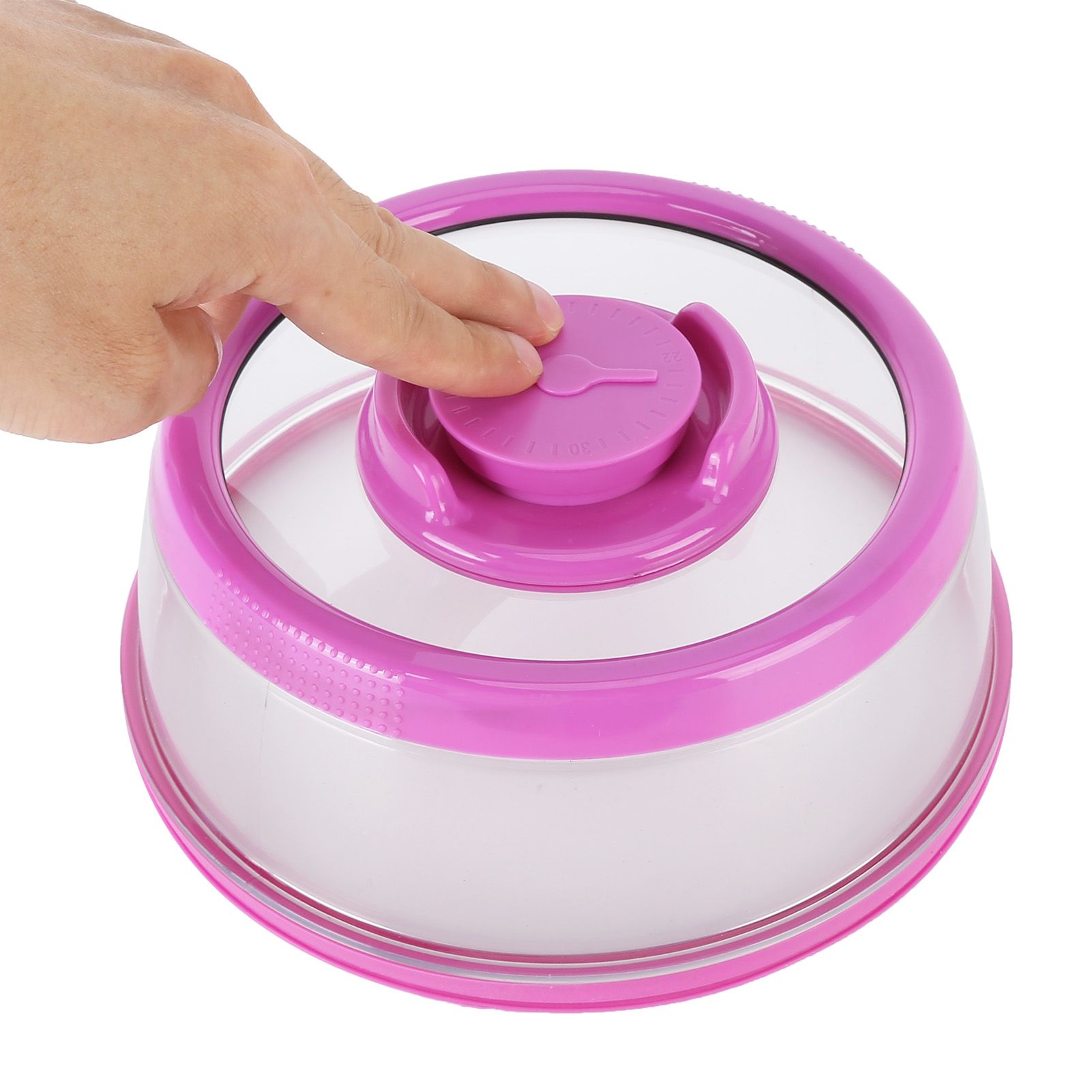 Vacuum Food Sealer Cover with FreshnessKeeping Film Food Sealer Lid for Home Kitchen(Purple ) - Image 4