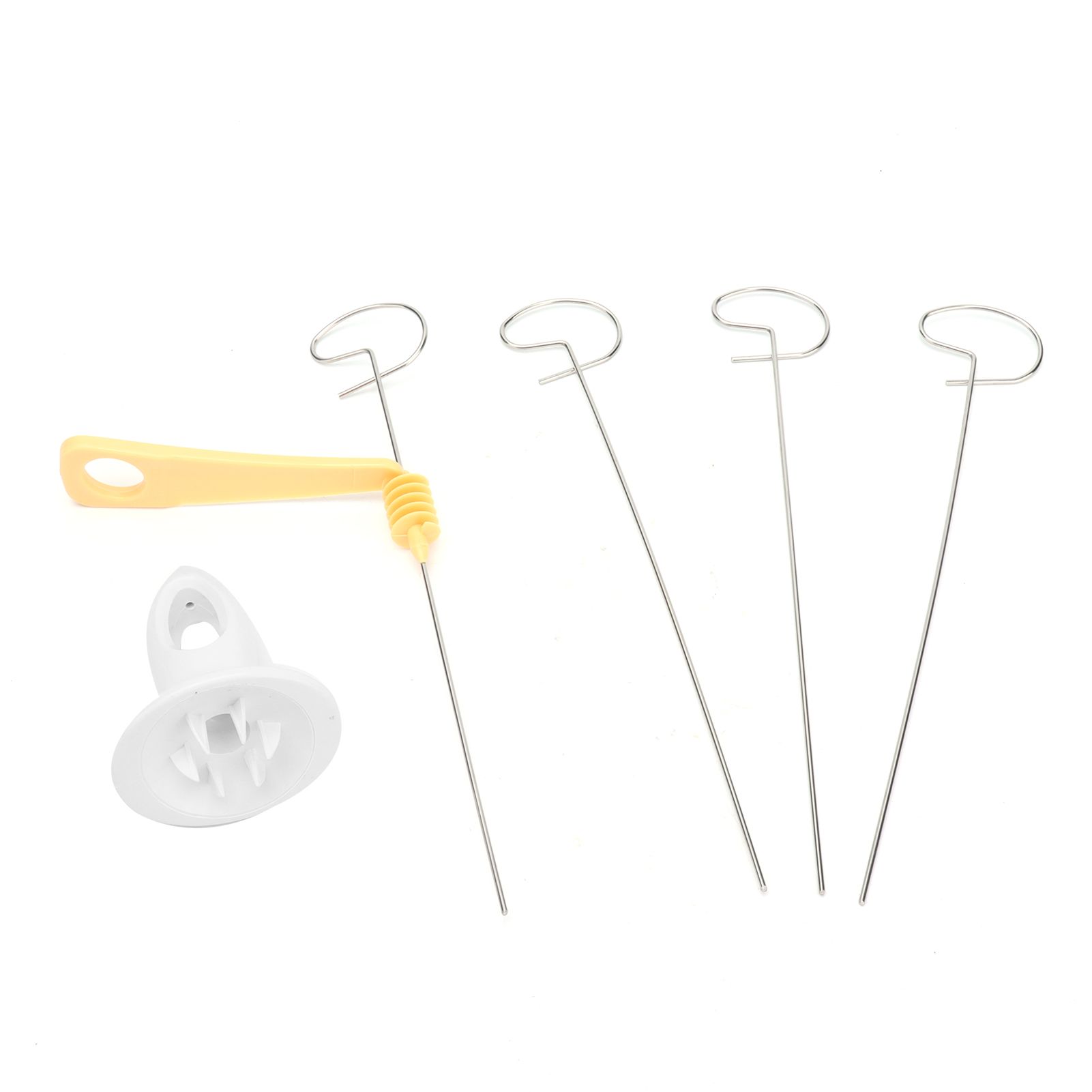 Stainless Steel Potato Cutter Hand Crank Potato Spiral Cutter Kitchen Accessory for Home - Image 1