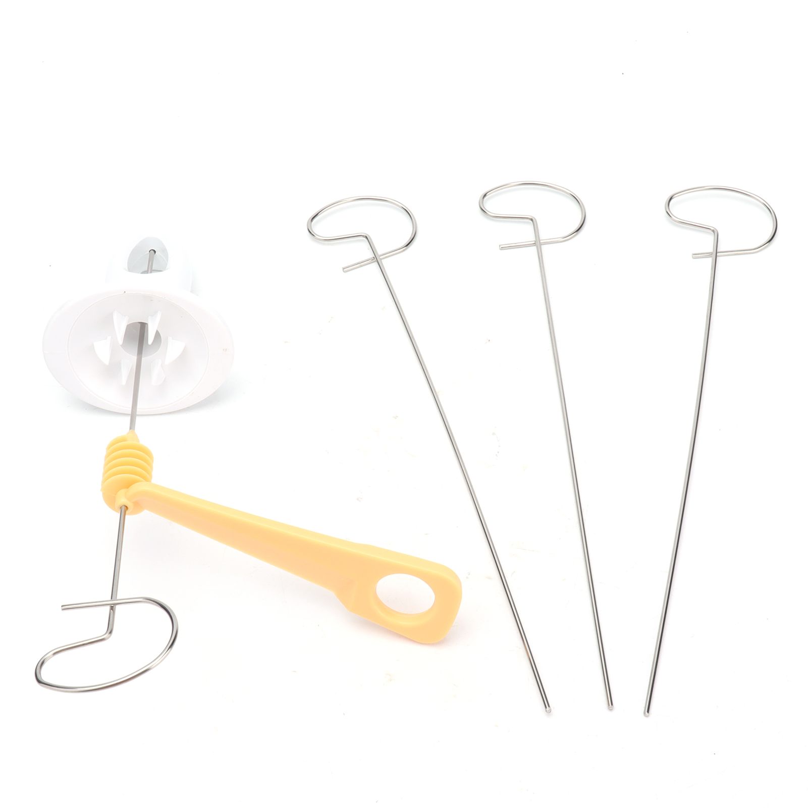 Stainless Steel Potato Cutter Hand Crank Potato Spiral Cutter Kitchen Accessory for Home - Image 3