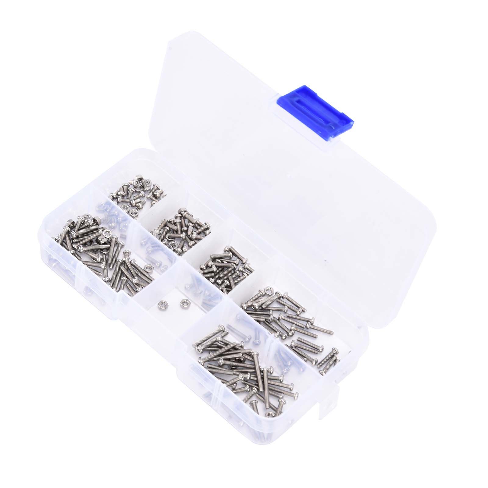 230Pcs Screw Nut Combination Set Stainless Steel M2 Small Volume Tool Accessories230Pcs - Image 3