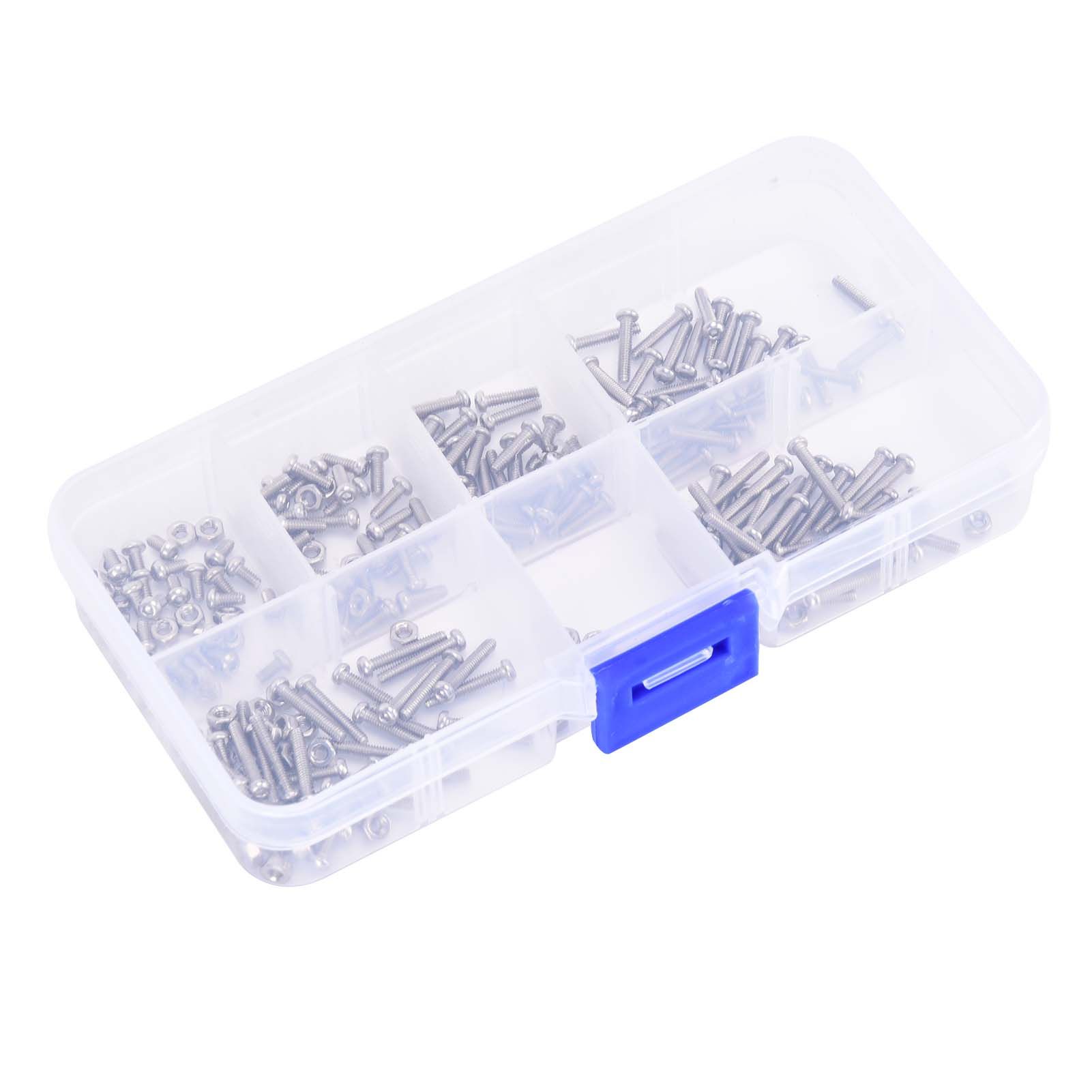 230Pcs Screw Nut Combination Set Stainless Steel M2 Small Volume Tool Accessories230Pcs - Image 6