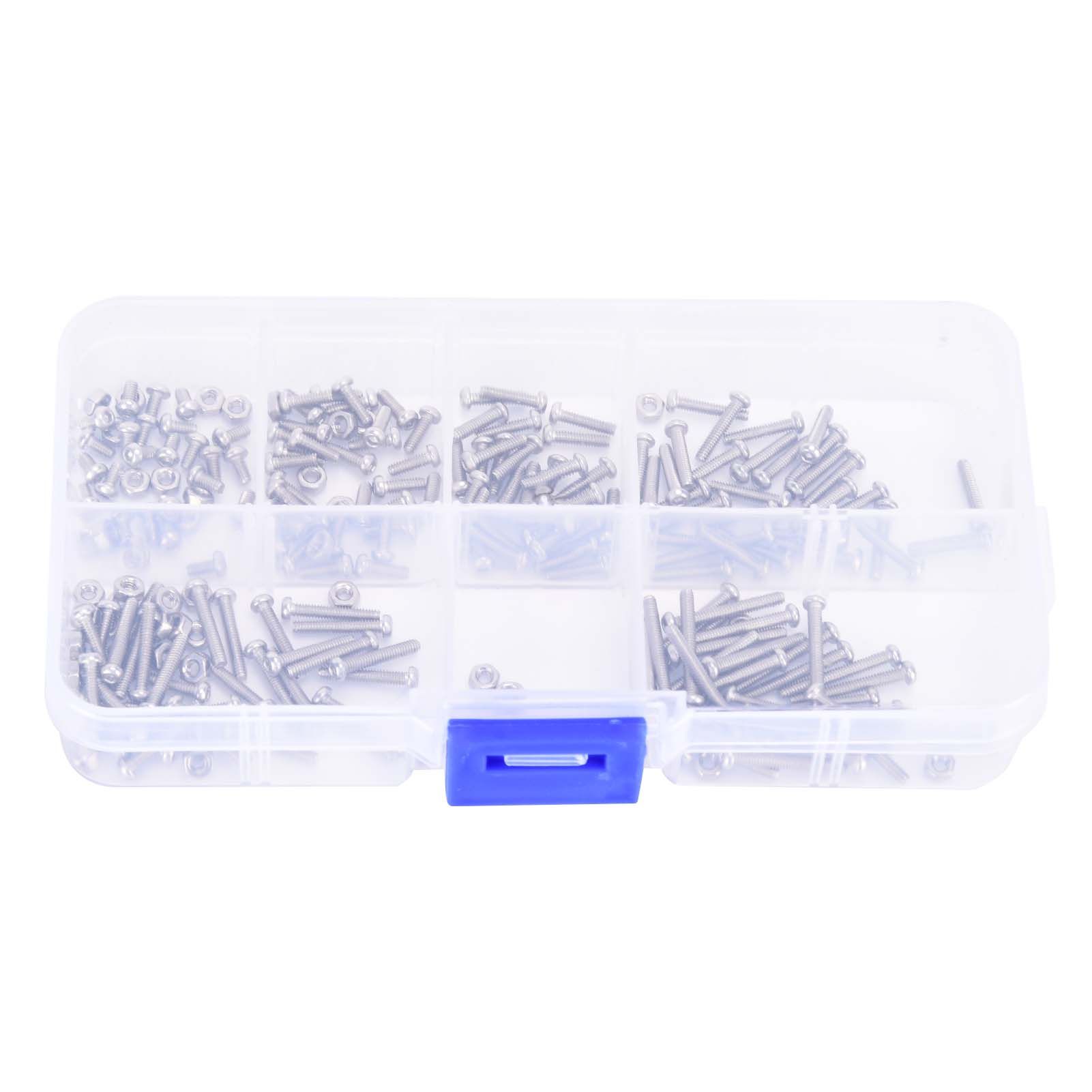 230Pcs Screw Nut Combination Set Stainless Steel M2 Small Volume Tool Accessories230Pcs - Image 7